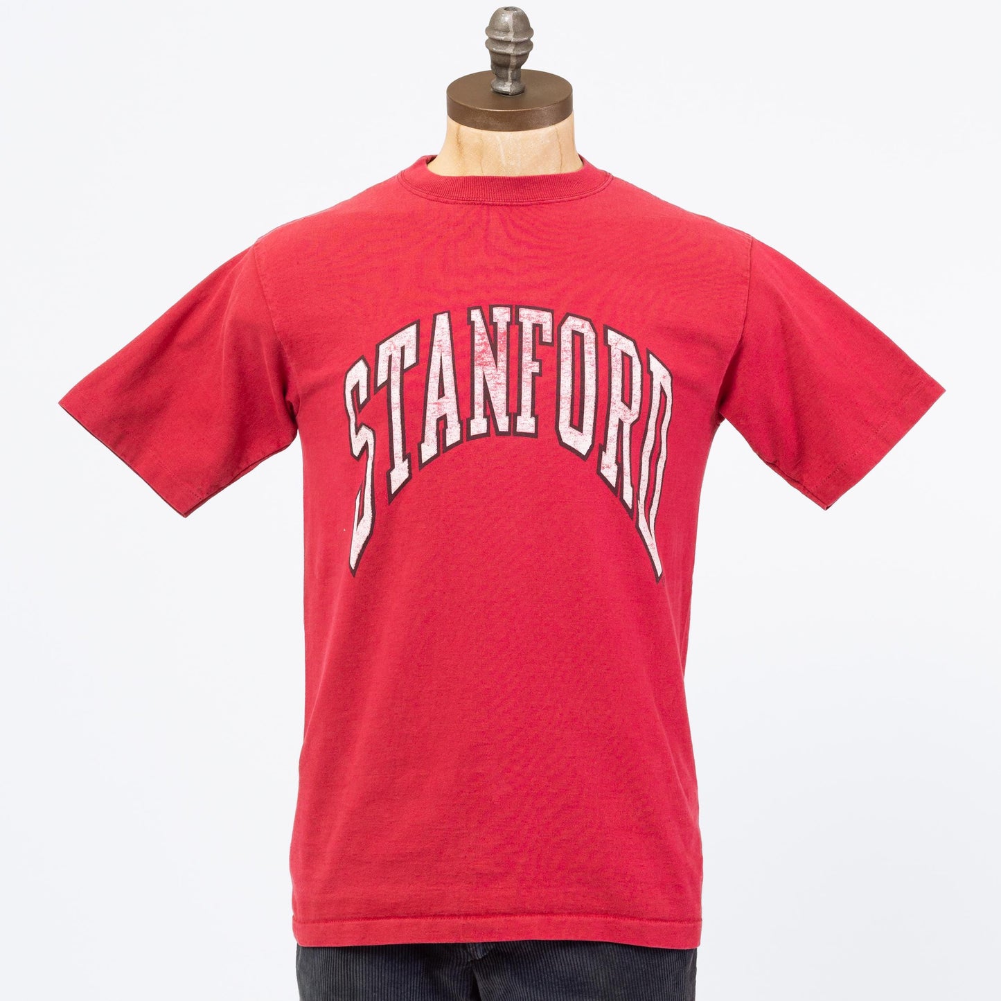 3 Vintage 90s Stanford University Red T Shirt - Medium | College Apparel Distressed Graphic Tee
