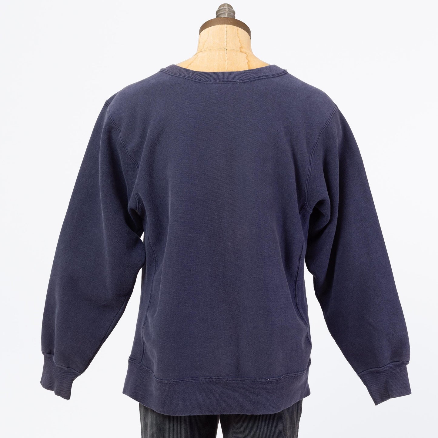3 Vintage 90s Wharton School University Of Pennsylvania Sweatshirt - Extra Large | Blue Collegiate Graphic Crewneck Pullover Sweater