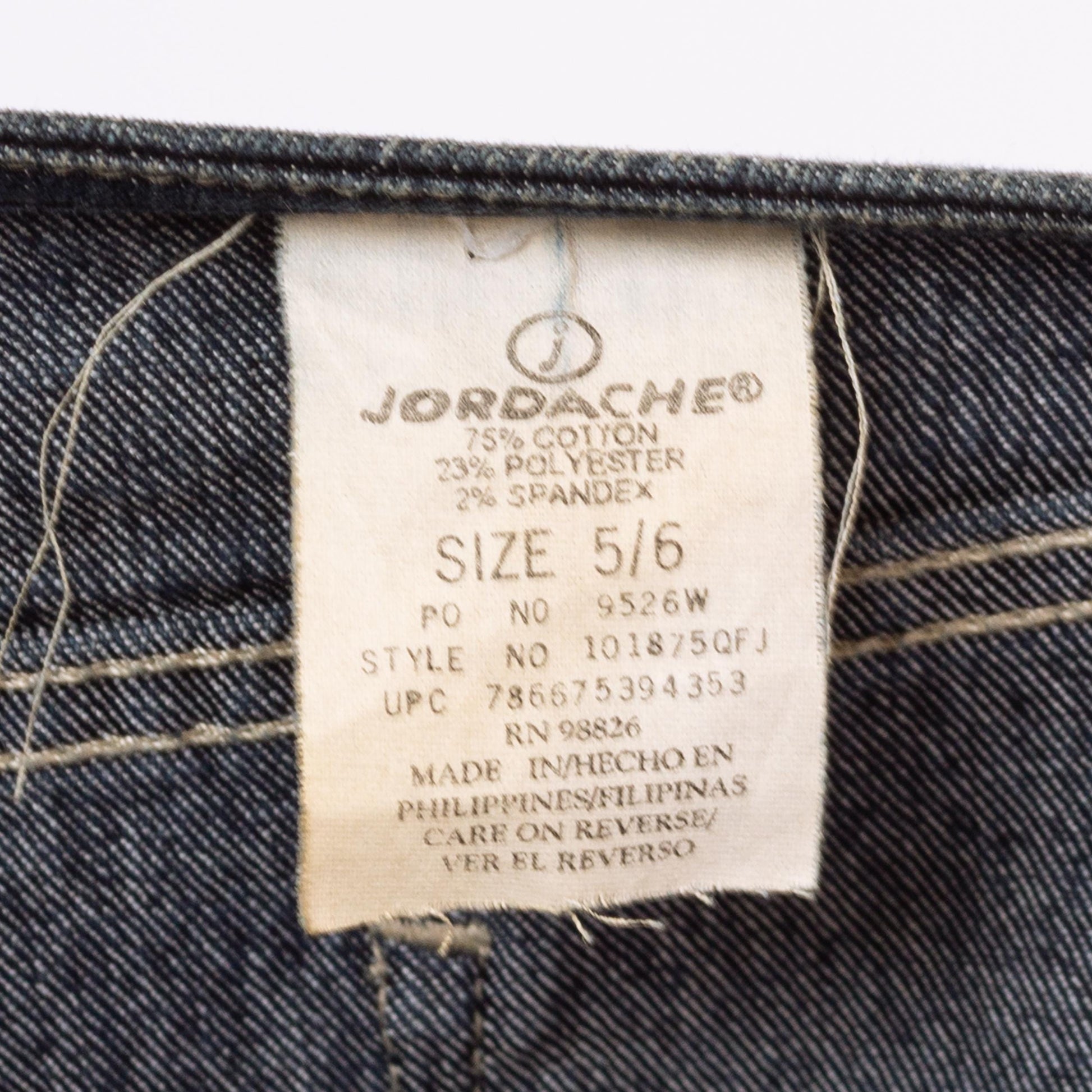 Vintage Y2K Low Rise Dark Wash Flared Jeans - Extra Small | 90s 2000s Jordache Exposed Button Fly Denim Bootcut Flares