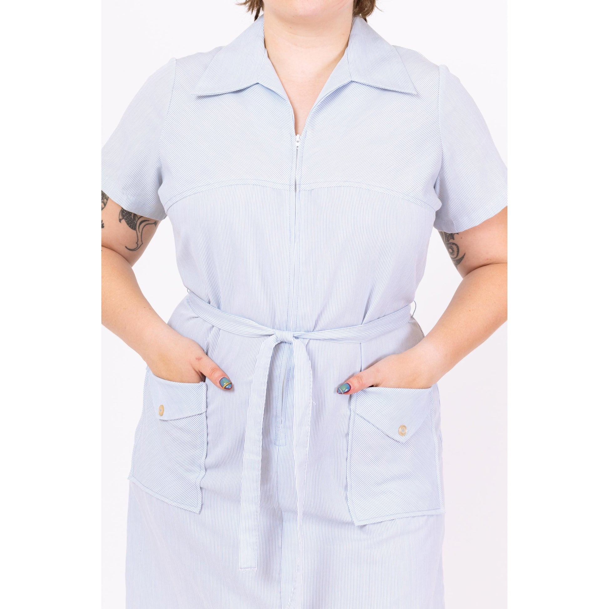 retro waitress dress S/M- Diner costume apron dress
