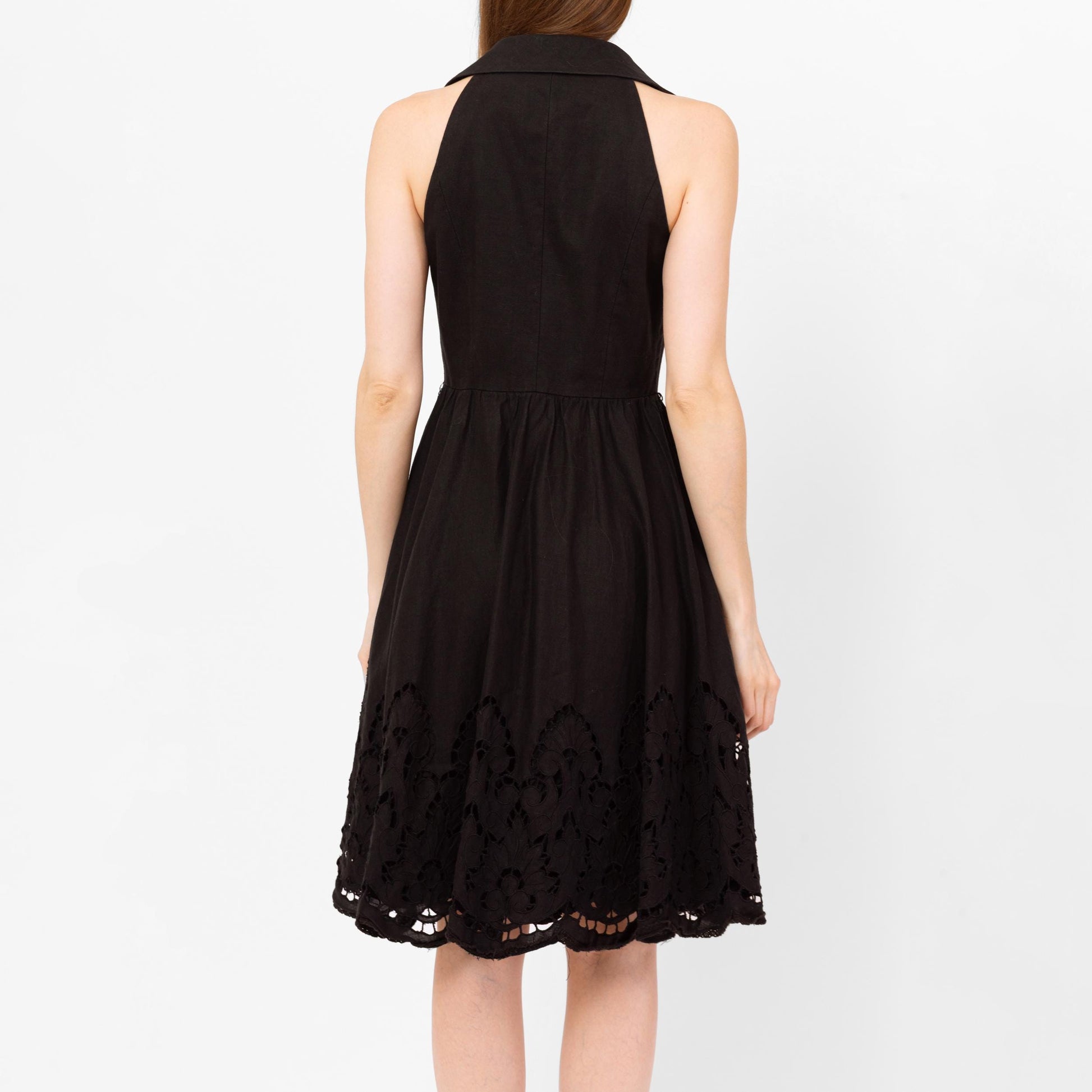 carmen marc valvo fit and flare dress Carmen Marc Valvo Coral Fit & Flare Cocktail Dress