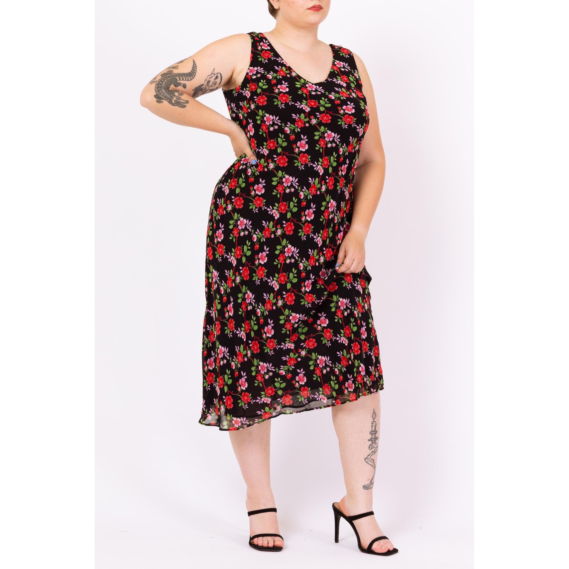 red cherry blossom dress Cherry Blossom Elegance Gown Teuta Matoshi