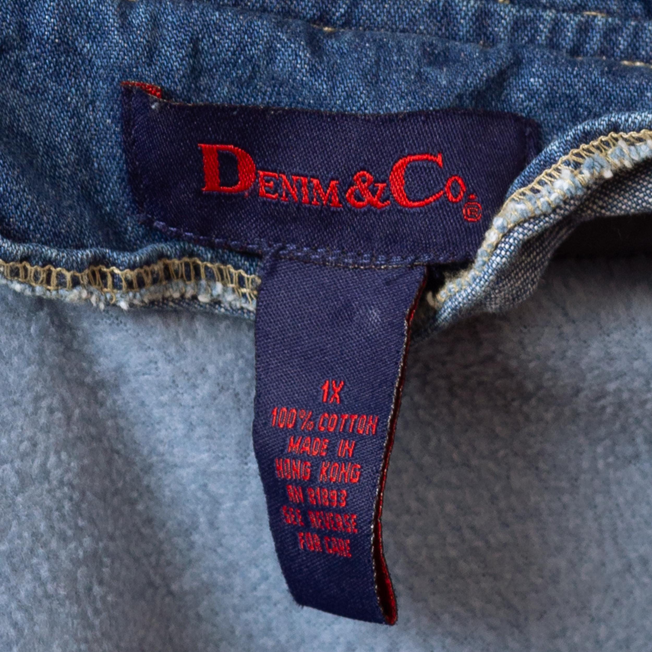 Vintage 90s Hooded Denim Duffle Jacket - 1X – Flying Apple