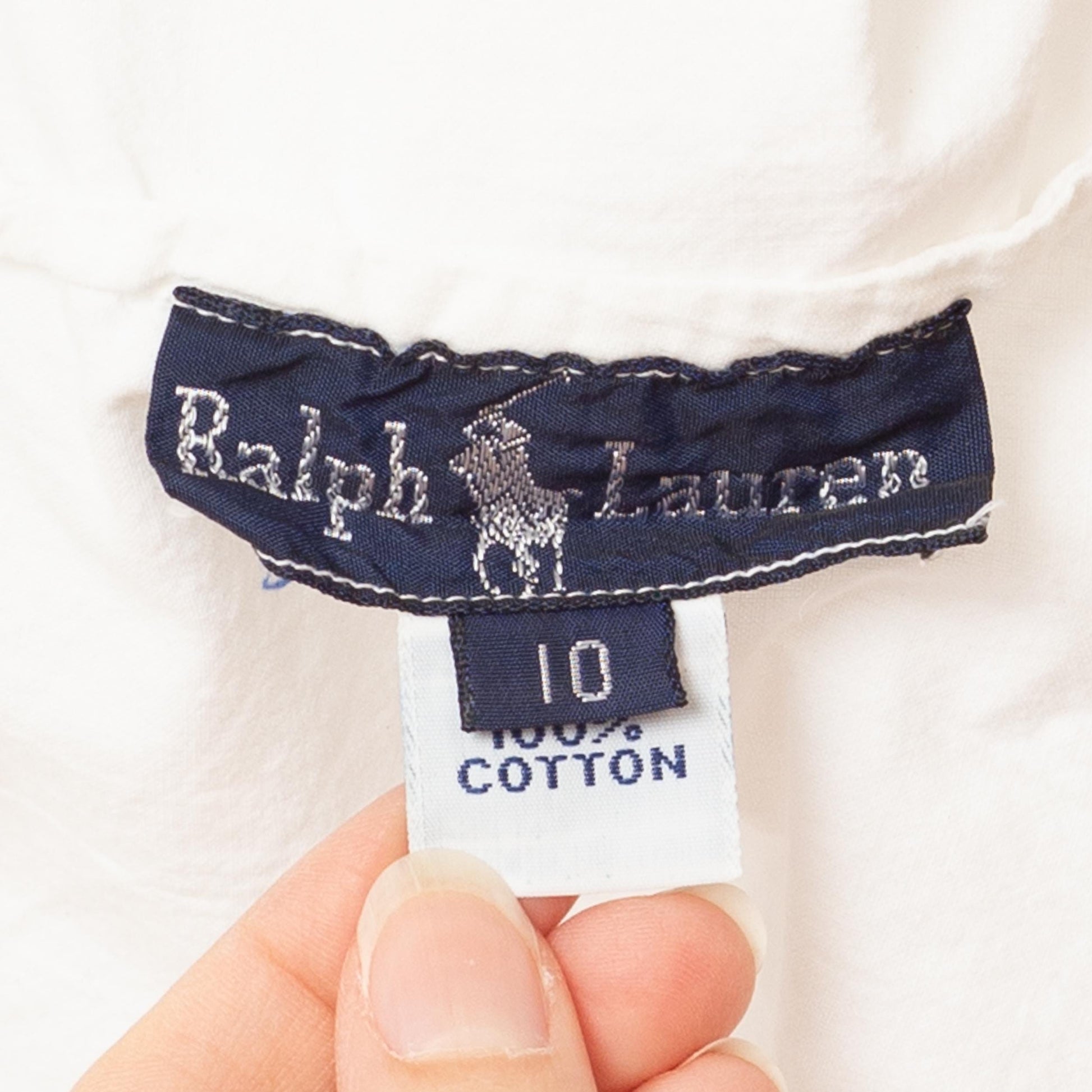 Vintage 80s Ralph Lauren Edwardian Style Corset Cover Top - Small | Boho White Eyelet Ribbon Trim Cinched Waist Cropped Blouse