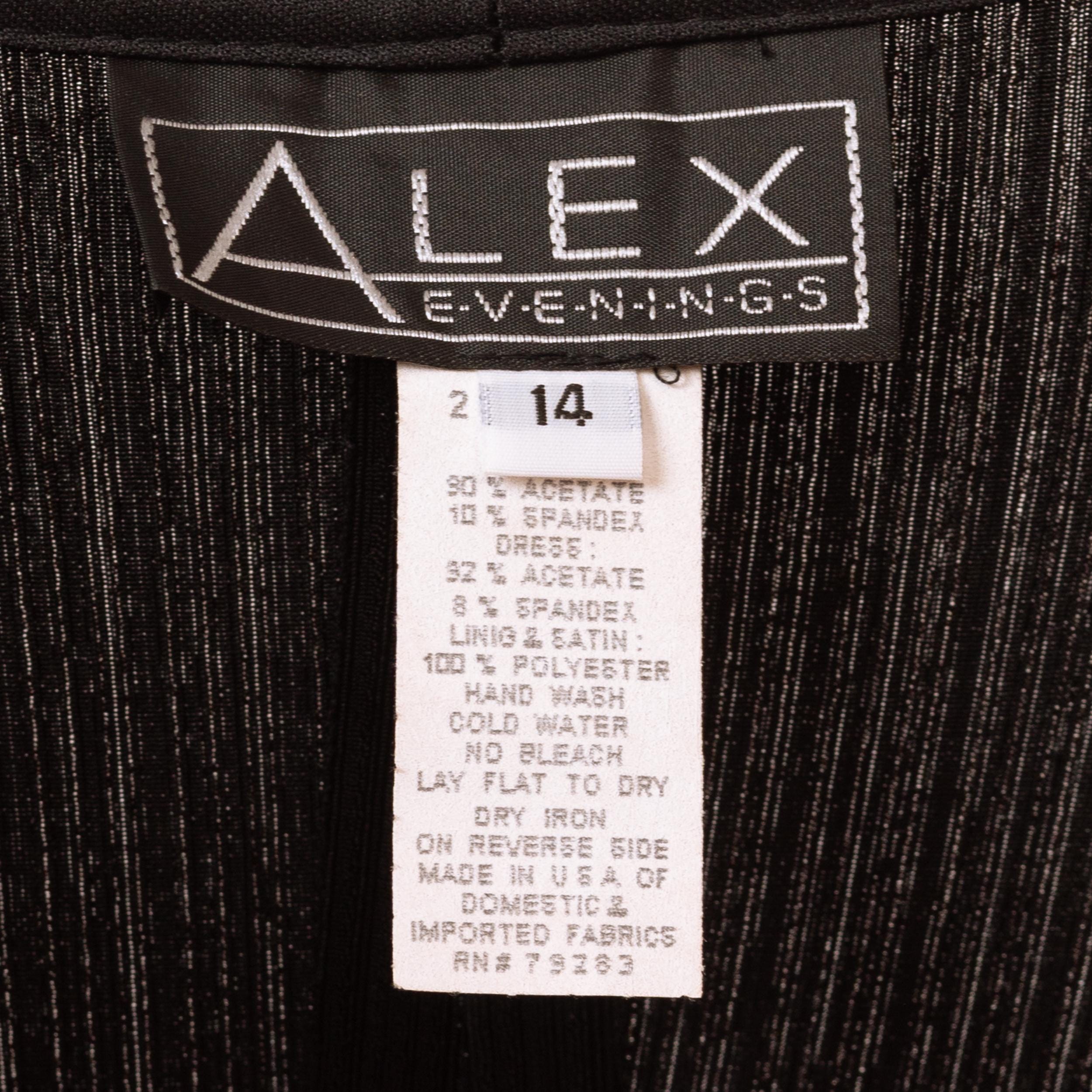 Vintage 90s Slinky Black Maxi Tank Dress - Large – Flying