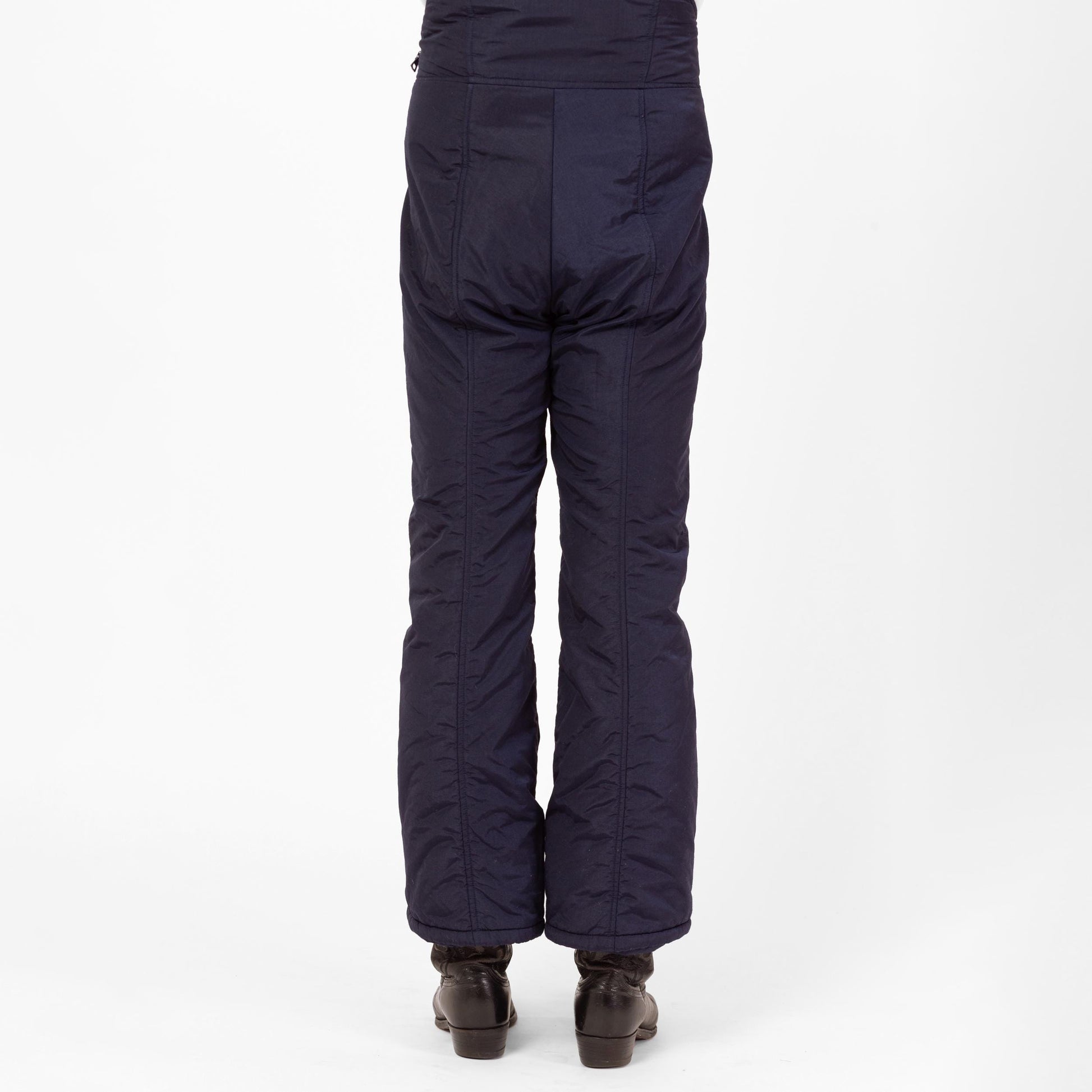 Vintage 80s Head Navy Blue Ski Overalls - Medium, Size 34 | Bib Ski Pants Winter Insulated Snow Suit