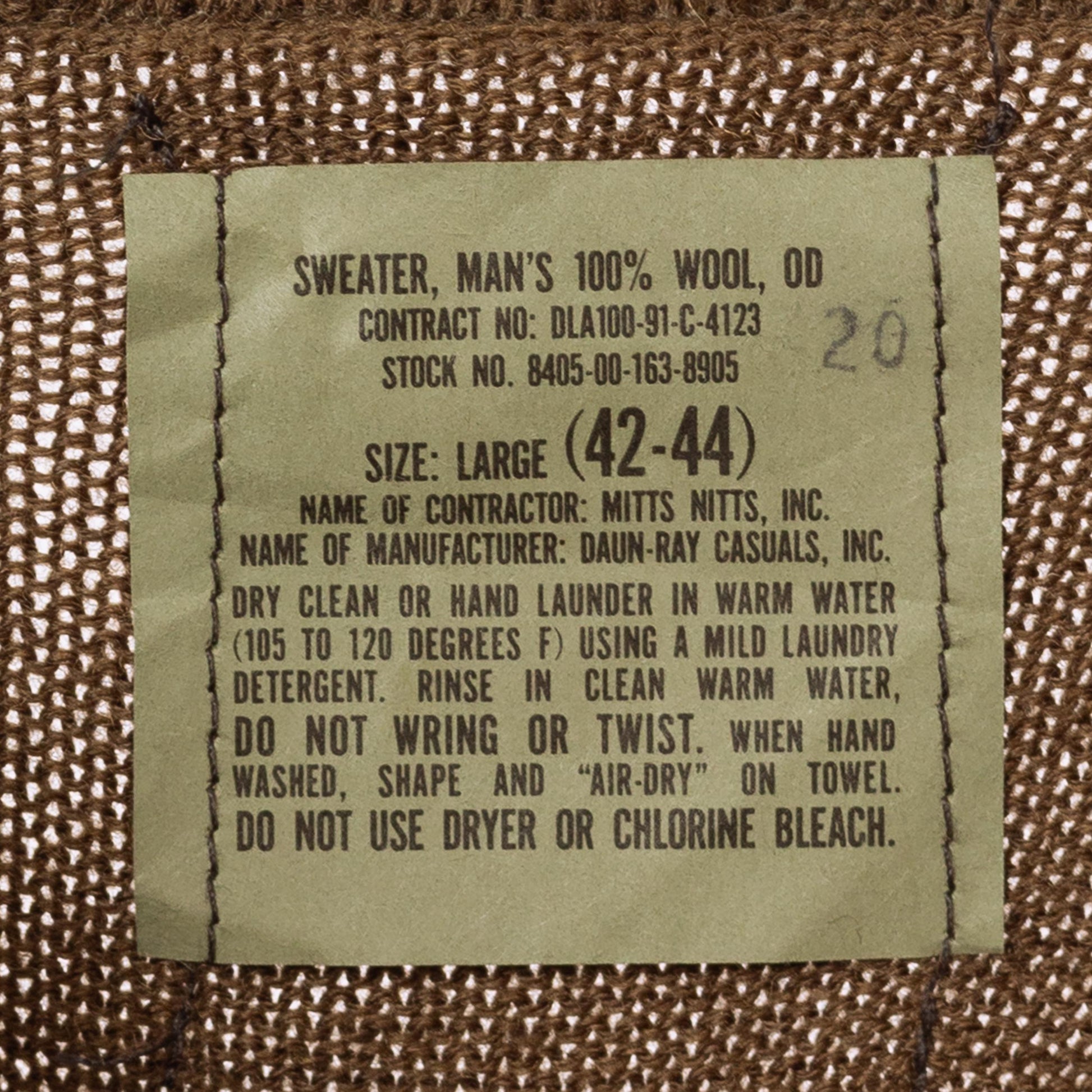 Vintage 90s Olive Wool Military Henley Sweater - Large | US Army Long Sleeve Fitted Pullover