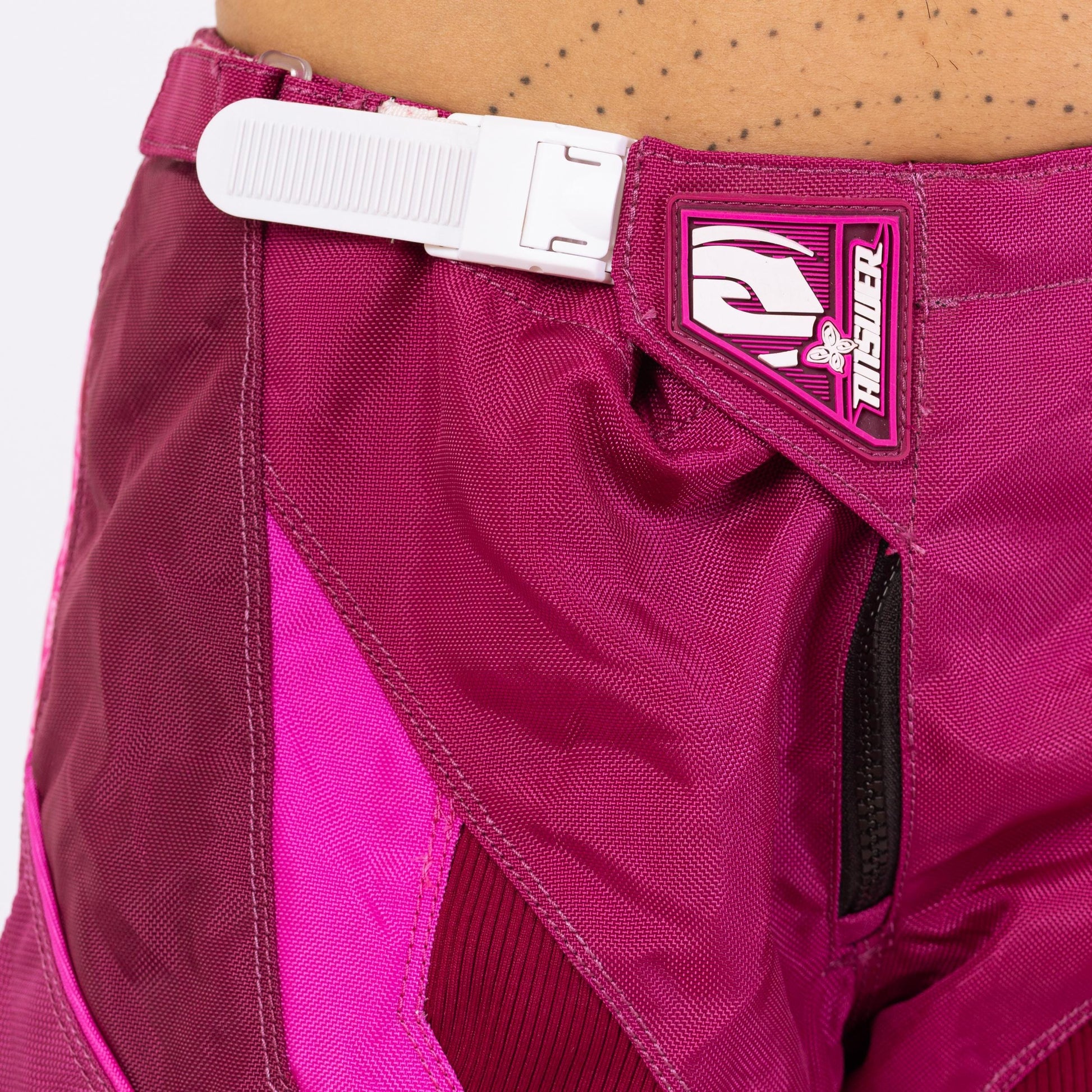 Vintage Y2K Hot Pink Motocross Pants - Medium | MX Dirtbike Biker Pants, 2000s Streetwear Pants