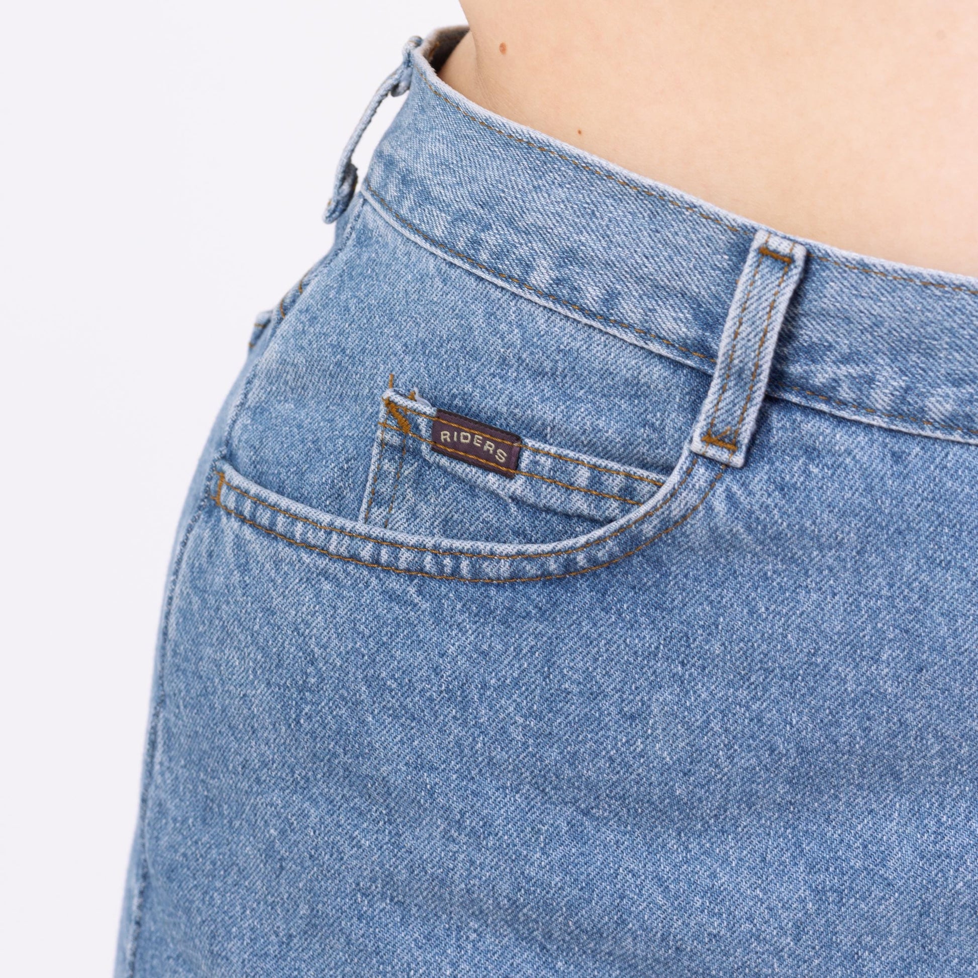 Vintage 90s High Waisted Light Wash Jean Shorts - Extra Large, 35" Waist | Grunge Denim Shorts, Cuffed Jean Shorts, 90s Mom Shorts