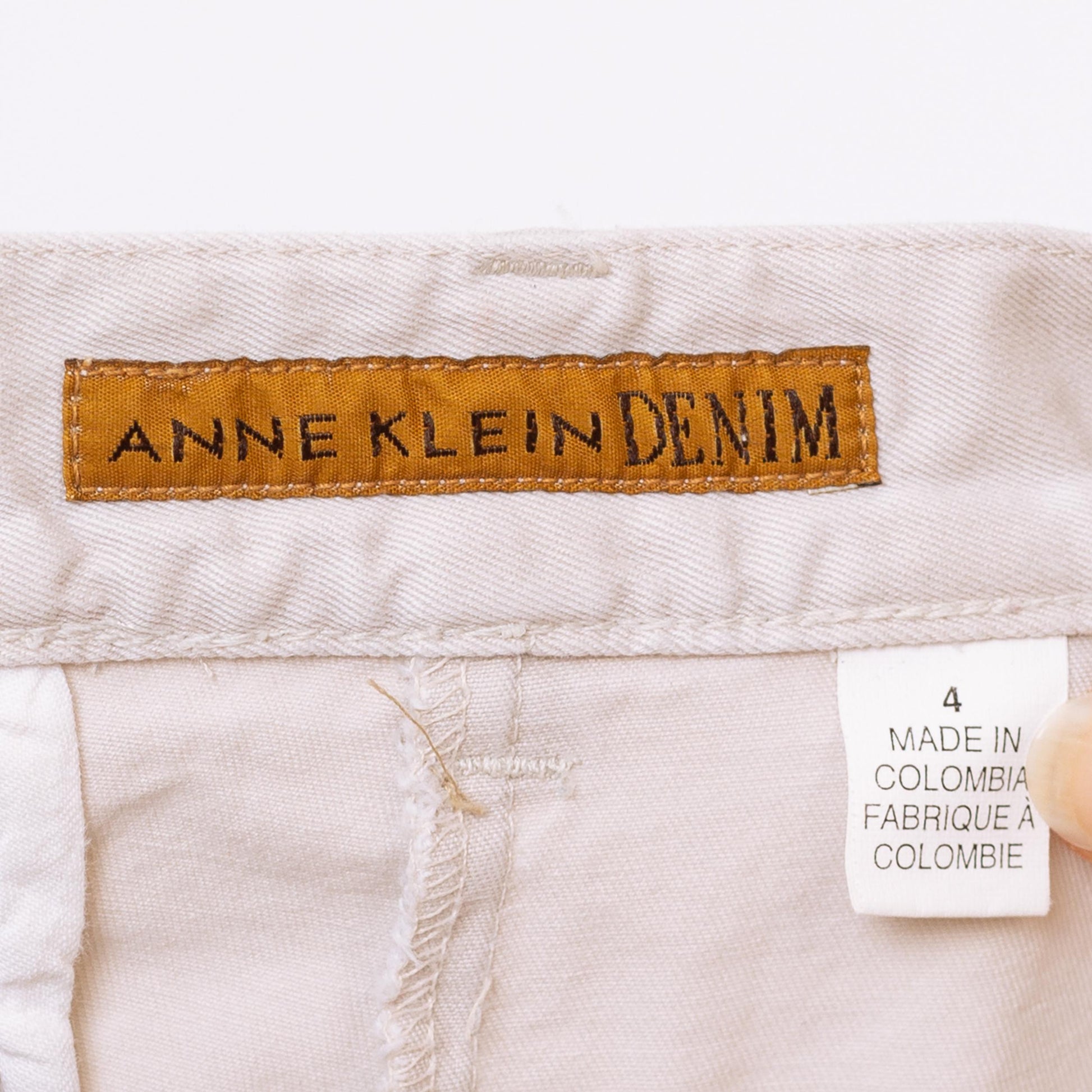 Vintage 90s Anne Klein Khaki High Waisted Shorts - Small, 26" Waist | Minimalist Pleated Casual Cotton Shorts