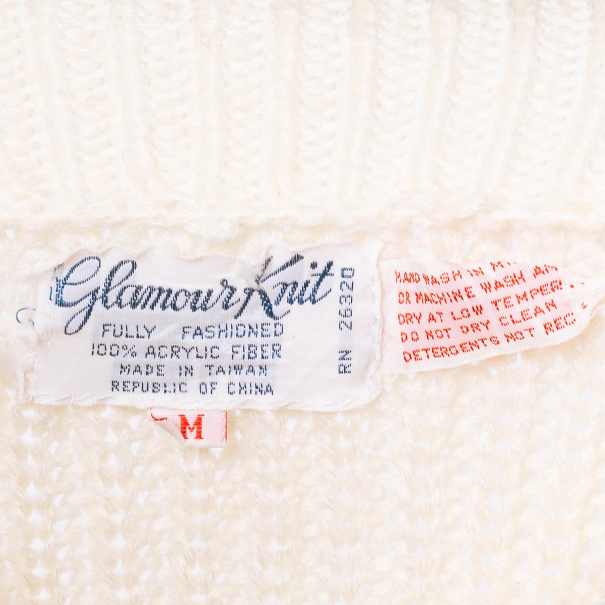 Vintage 70s Pastel Striped Shawl Collar Sweater Top - Medium | Retro Collared Knit Pullover