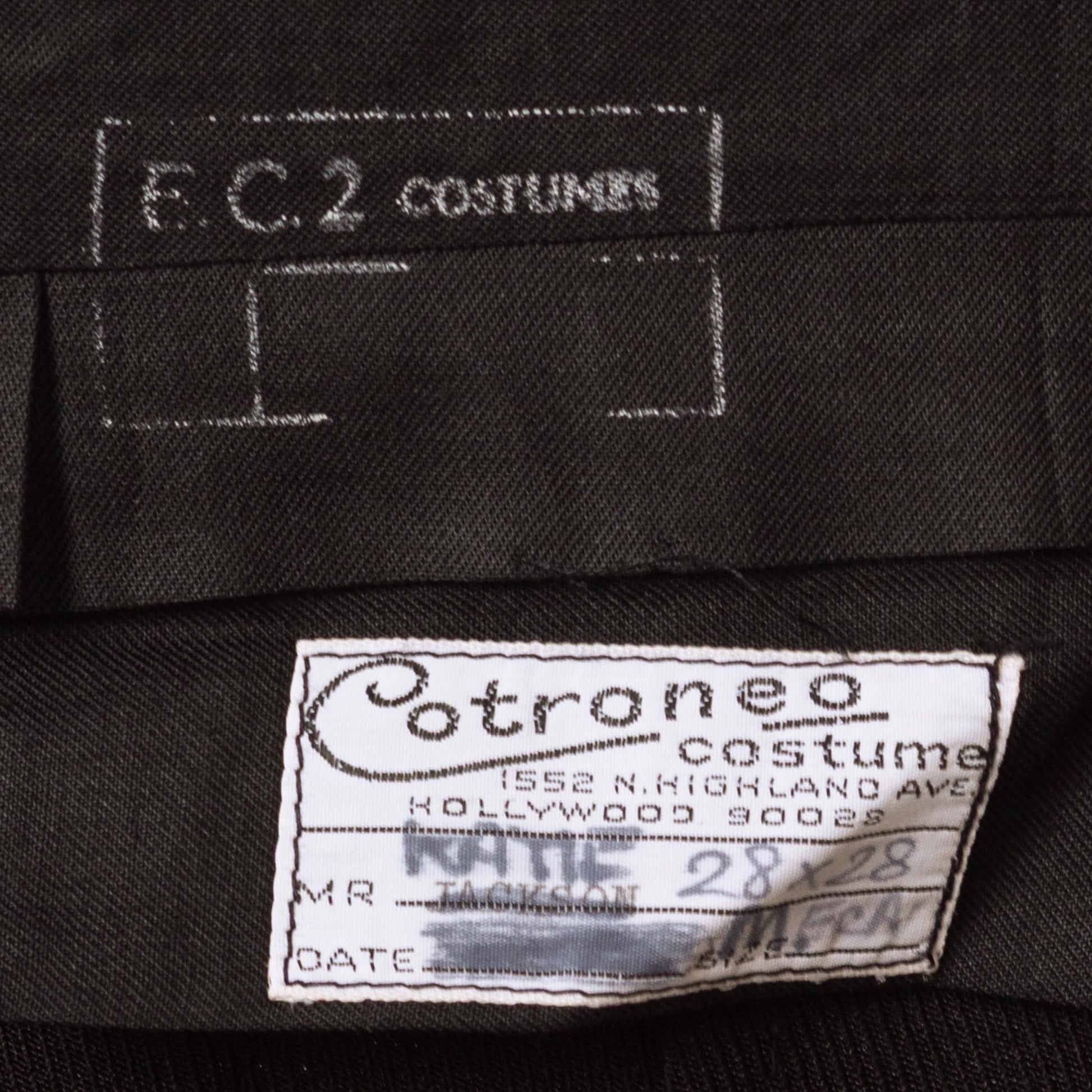 Vintage 60s 70s Black High Waisted Balloon Pants - Small, 27" Waist | Baggy Pleated Charlie Chaplin Costume Trousers