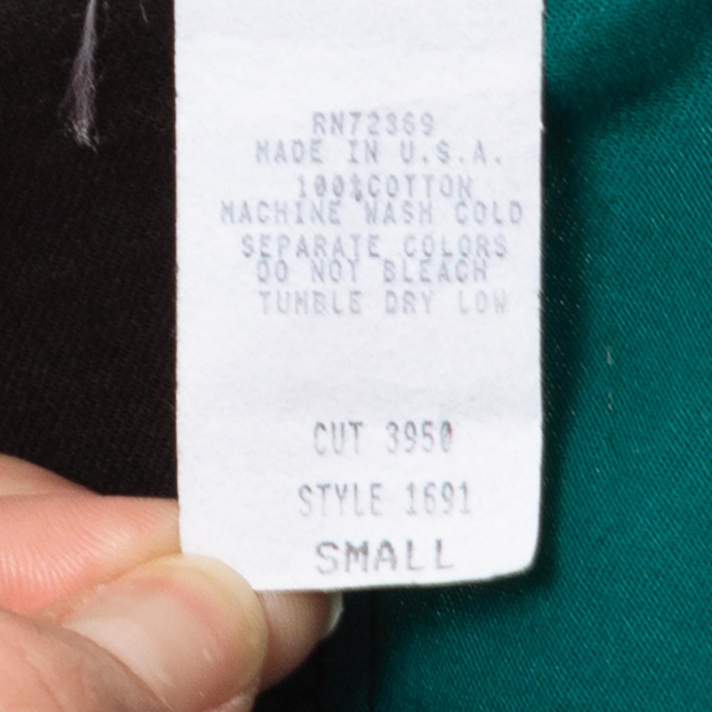 Vintage 90s Western Teal & Black Color Block Crop Top - Small | Banjo Texas Long Sleeve Collared Cropped Shirt