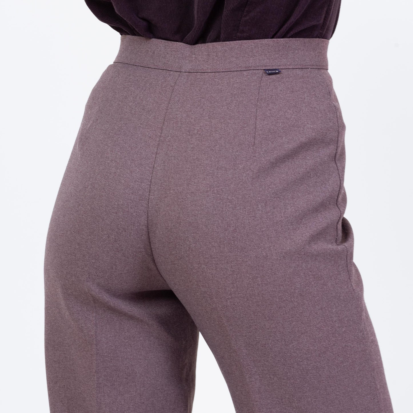 Vintage 70s Levis Lilac Purple High Waisted Trousers - Medium, 28" Waist