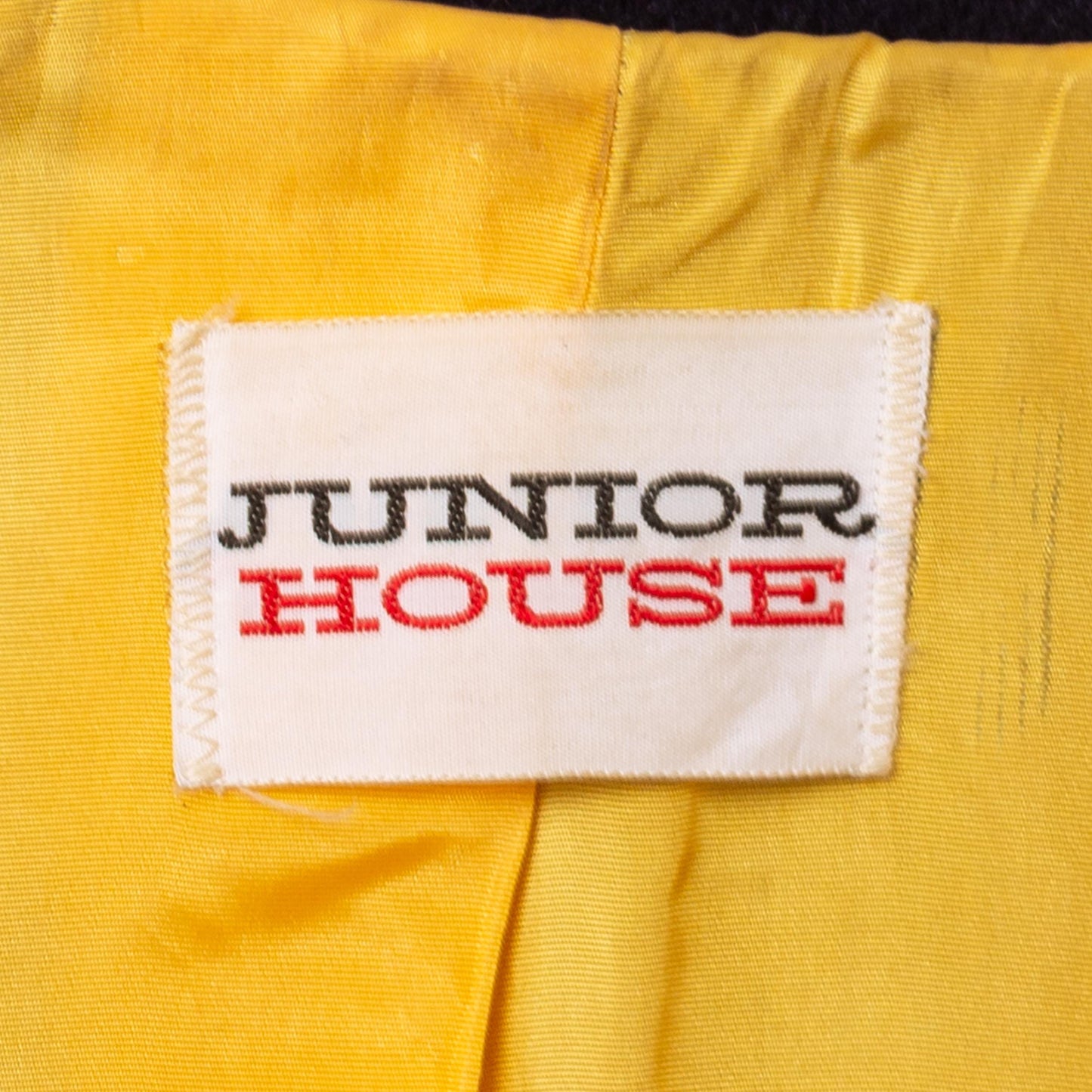 Vintage 60s Mod Navy Blue Wool Cape - Small