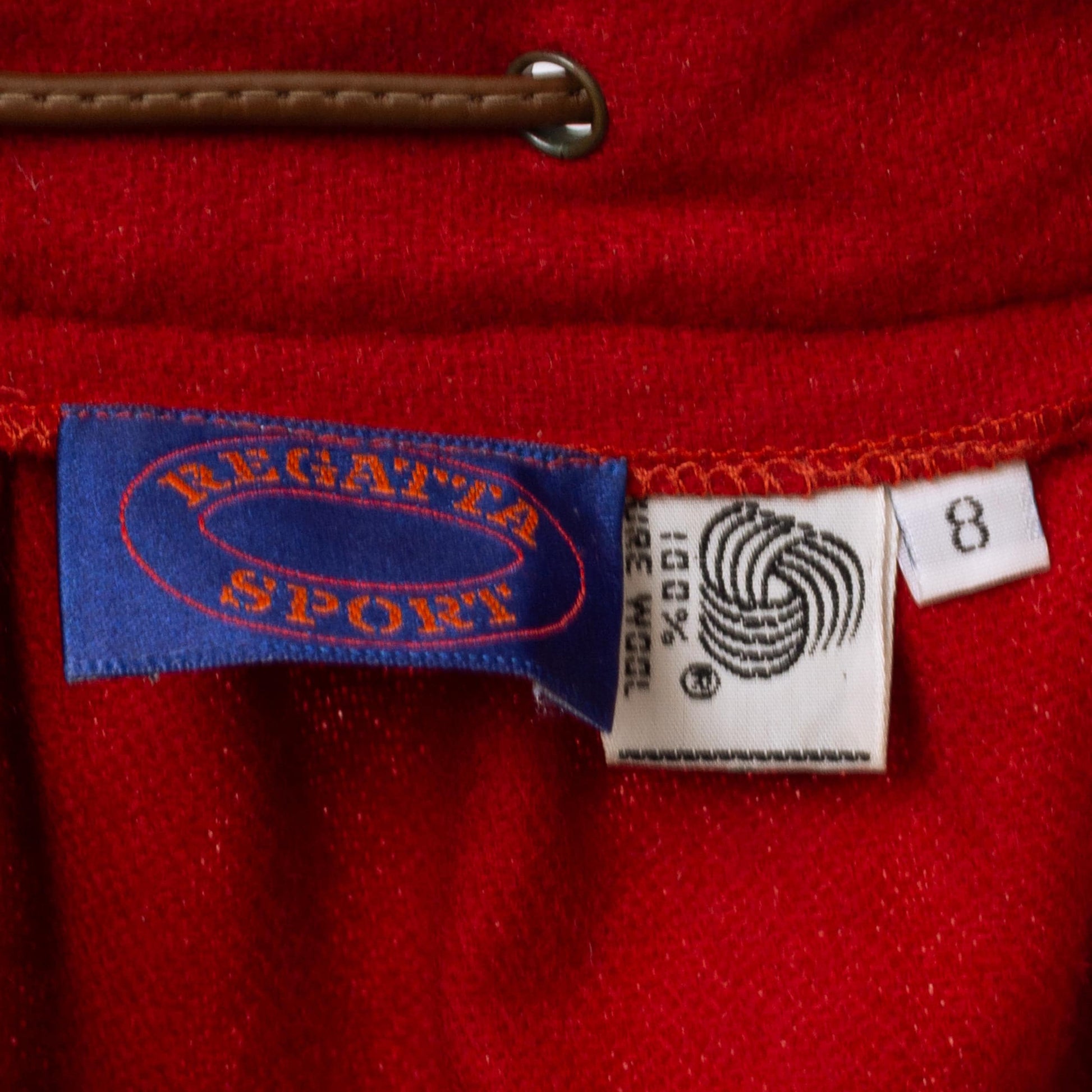 Vintage 80s Rust Red Wool Western Midi Skirt - Small, 26" Waist | High Waisted Leather Belt Pocket Skirt