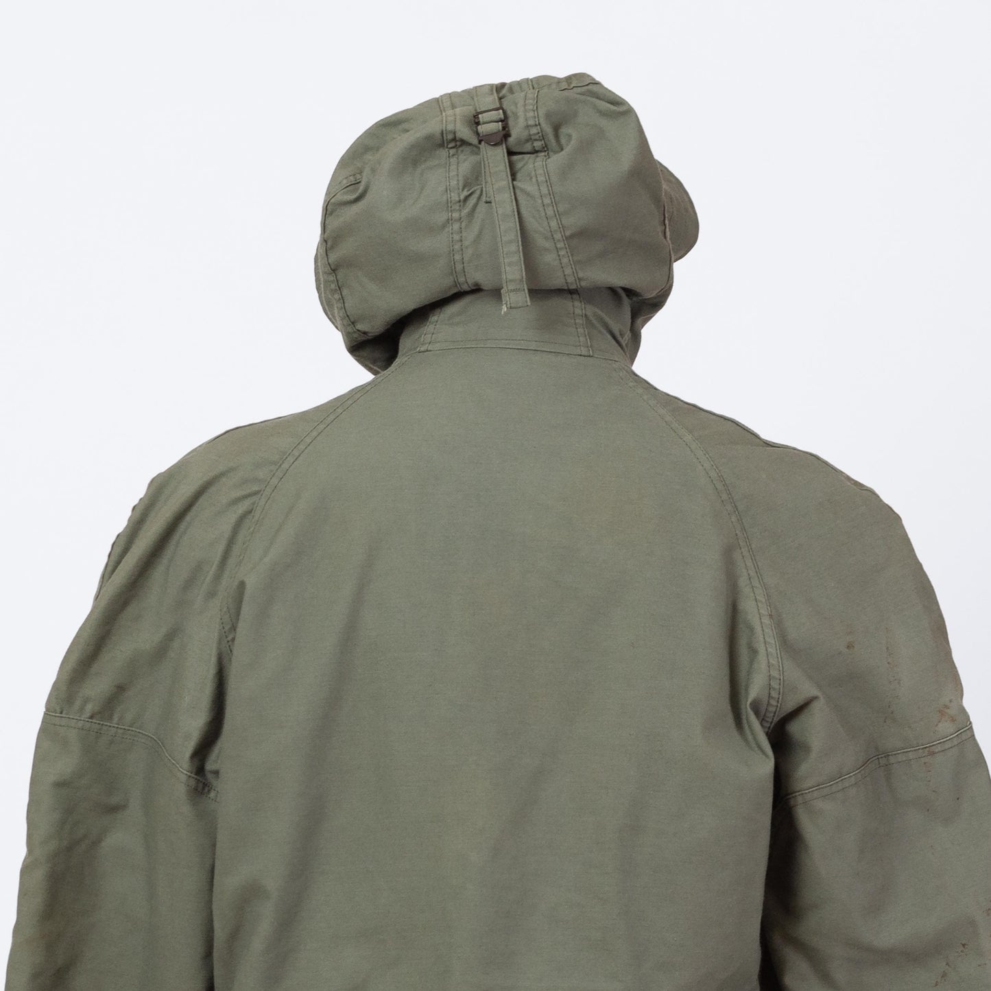 Vintage 90s USAF N-3B Hooded Parka Flight Jacket - Medium | Faux Fur Trim Air Force Cold Weather Army Green Military Coat