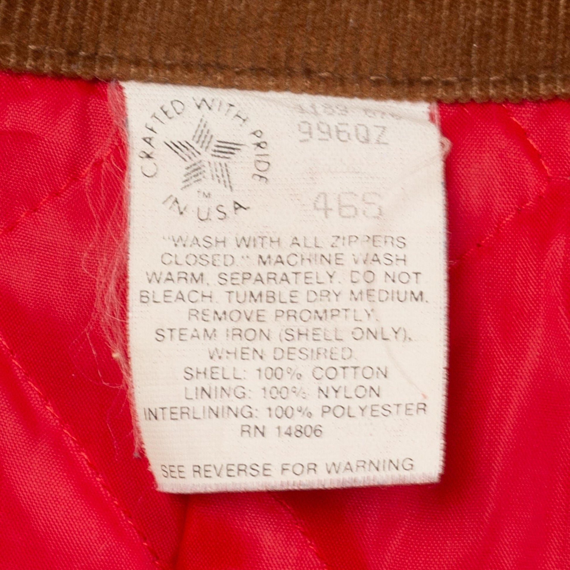 Vintage 80s Carhartt 100 Years Tan Insulated Coveralls - 46 Short | 1989 Distressed Union Made In USA Canvas Quilt Lined Workwear Jumpsuit