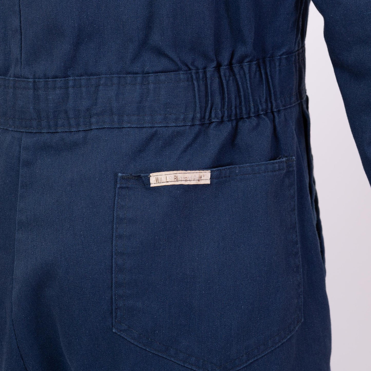 Vintage 80s Walls Blizzard Pruf Navy Blue Insulated Coveralls - Large | Quilt Lined Workwear Zip Front Winter Ski Jumpsuit