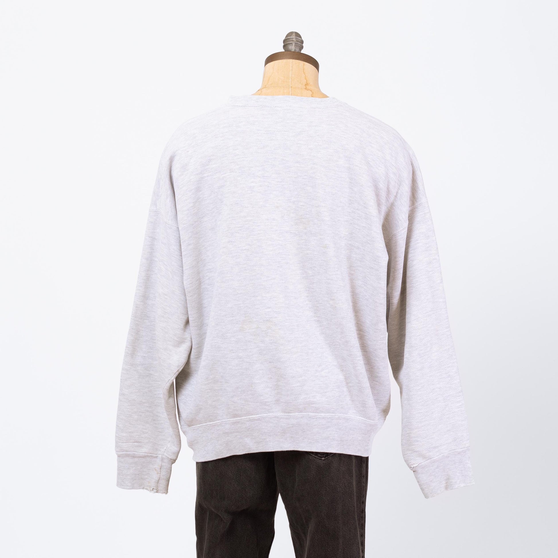 Vintage 80s Radford University V Stitch Sweatshirt - XXL | Distressed Collegiate Crew Neck Pullover