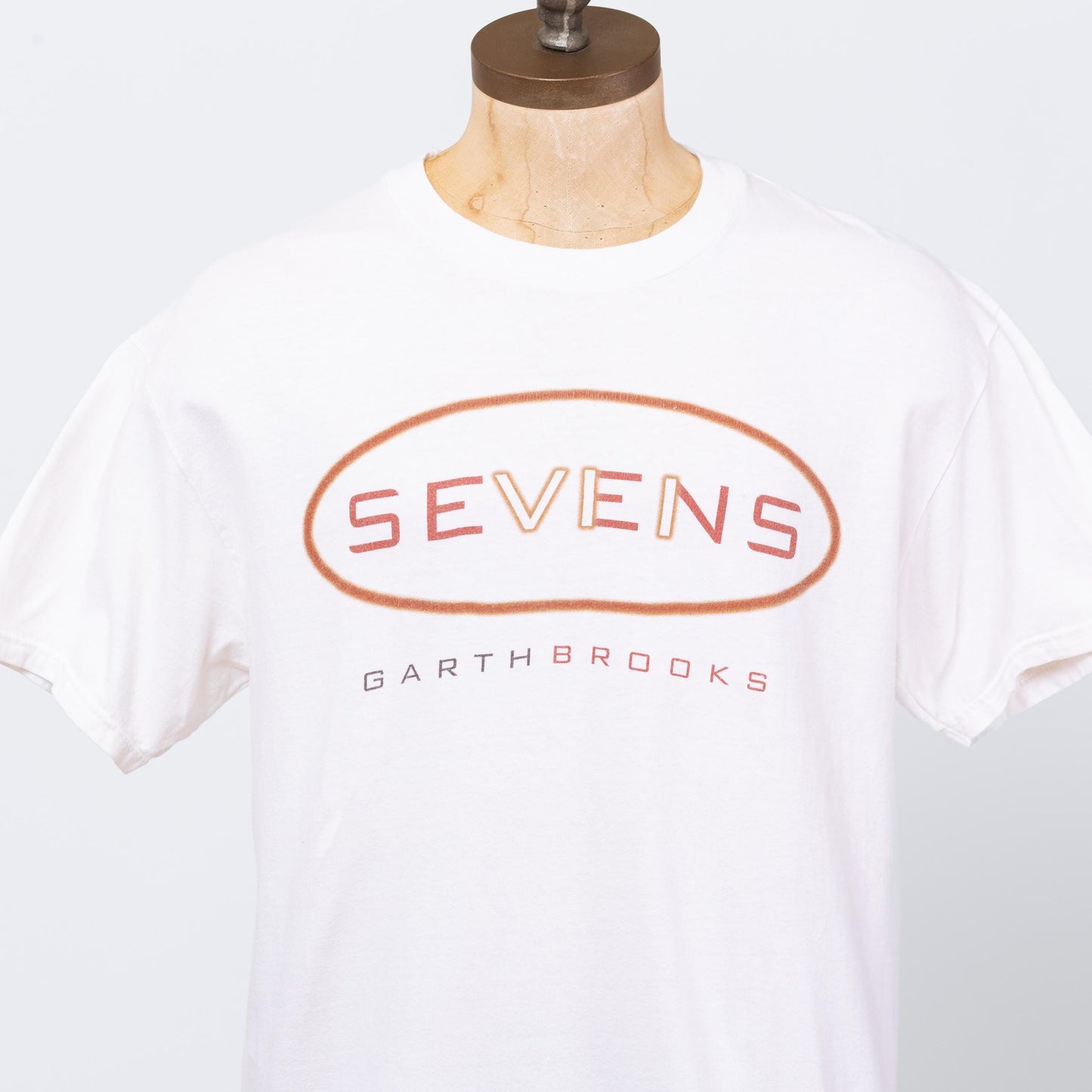 Vintage 1998 Garth Brooks Sevens Tour T Shirt - Large | 90s Country Music White Graphic Tee