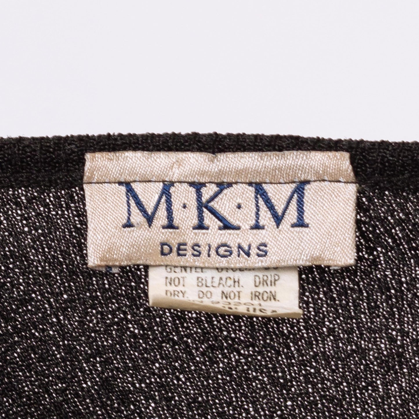 Vintage 90s Minimalist Black Belted Tank Top - Medium | Stretchy V Neck Sleeveless Shirt