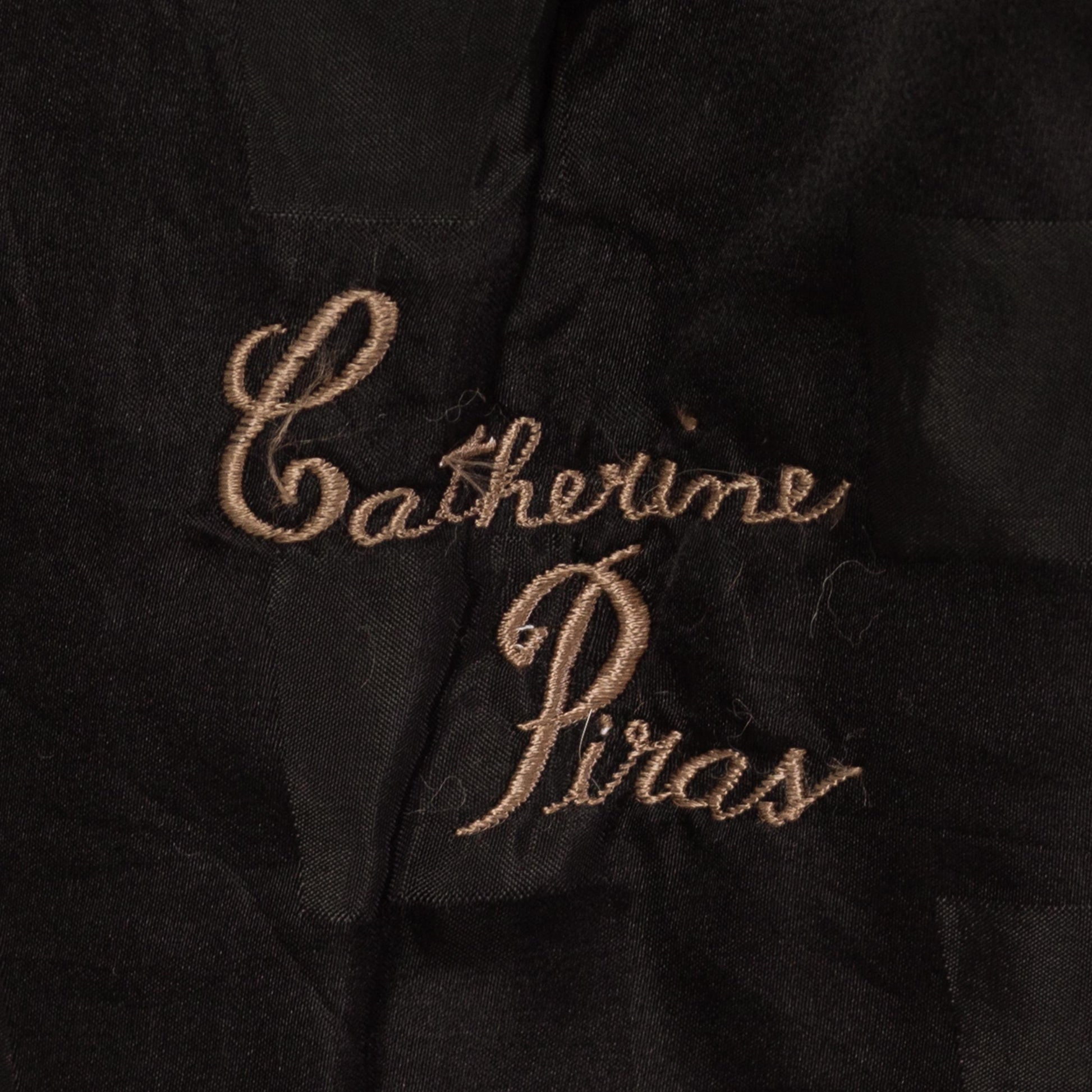 Vintage 50s Persian Lamb Fur Mink Collar Coat - Medium to Large | 1950s Retro Black Short Winter Swing Jacket