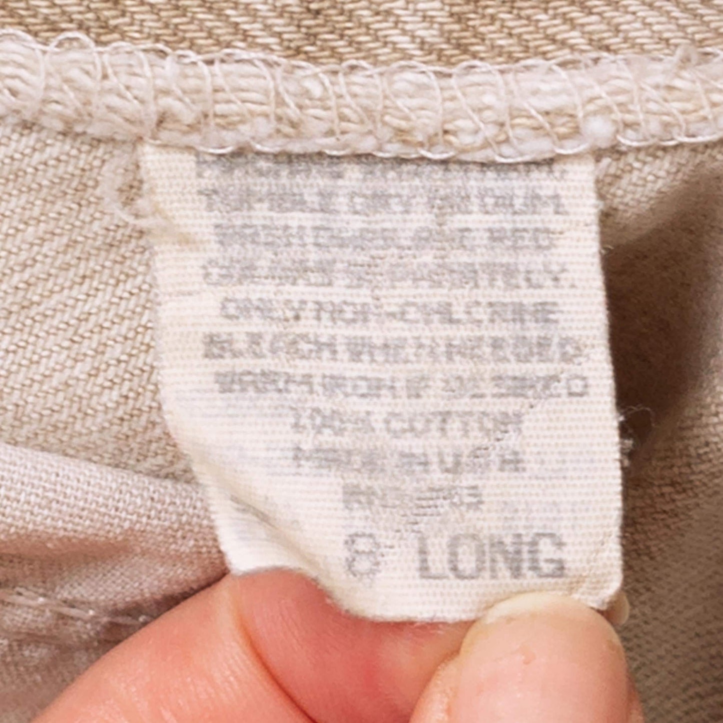 Vintage 90s Lee Light Tan Stonewash High Waisted Jeans - Size 8 Long, 28" Waist | Denim Tapered Leg Long Inseam Mom Jeans