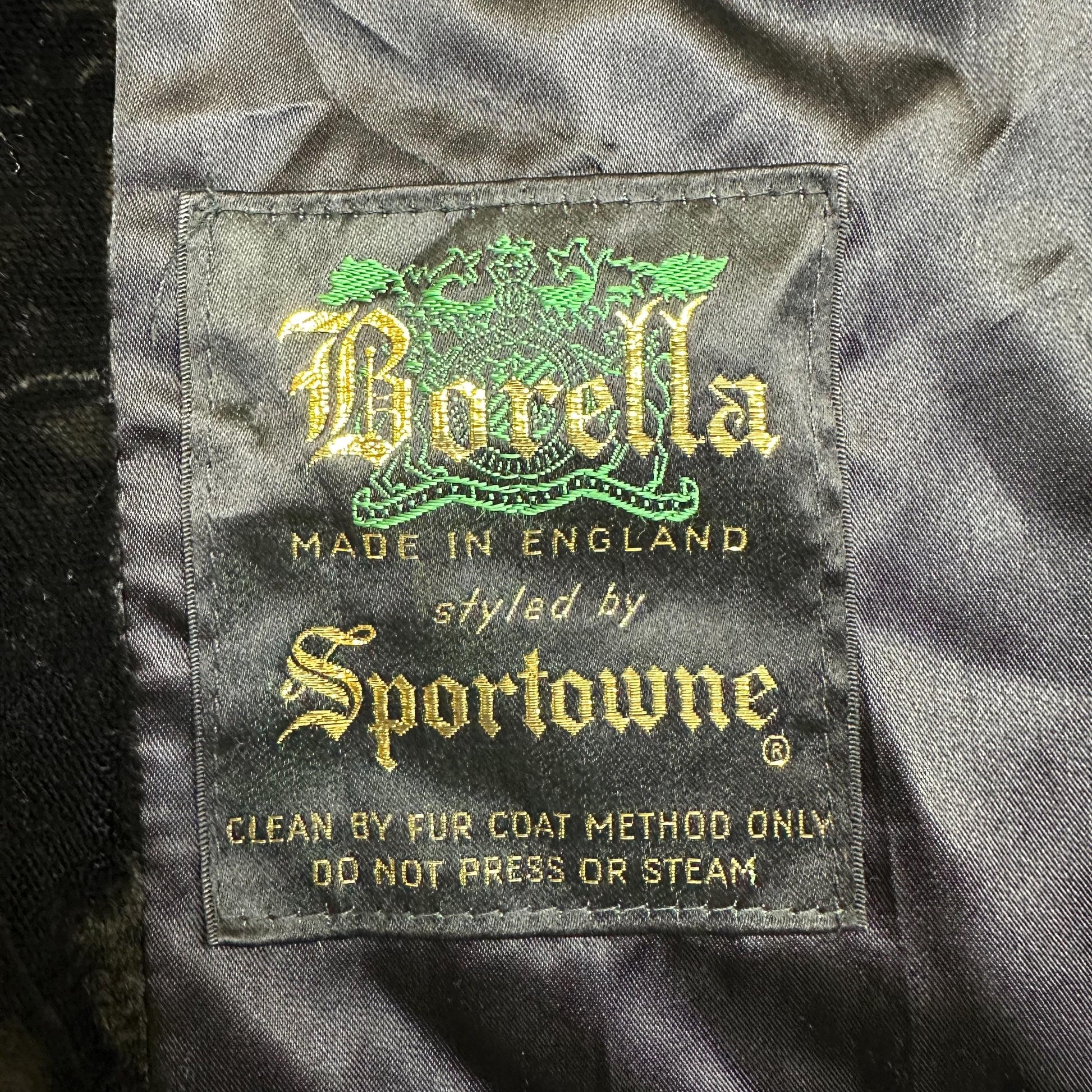 Vintage 60s Mod Black Crushed Velvet Swing Coat - Medium | Retro Double Breasted Plush Faux Fur Collared Jacket