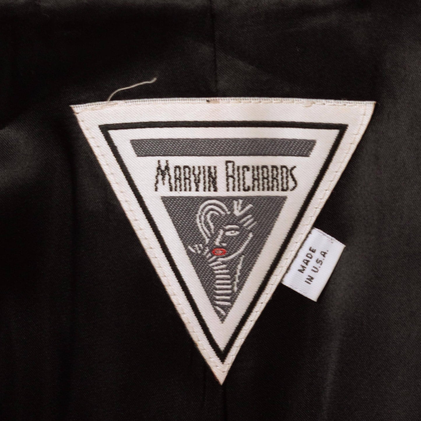 Vintage 80s Black Wool Fox Fur Trim Princess Coat - Small | Marvin Richards Single Breasted Button Up Mid Length Winter Overcoat