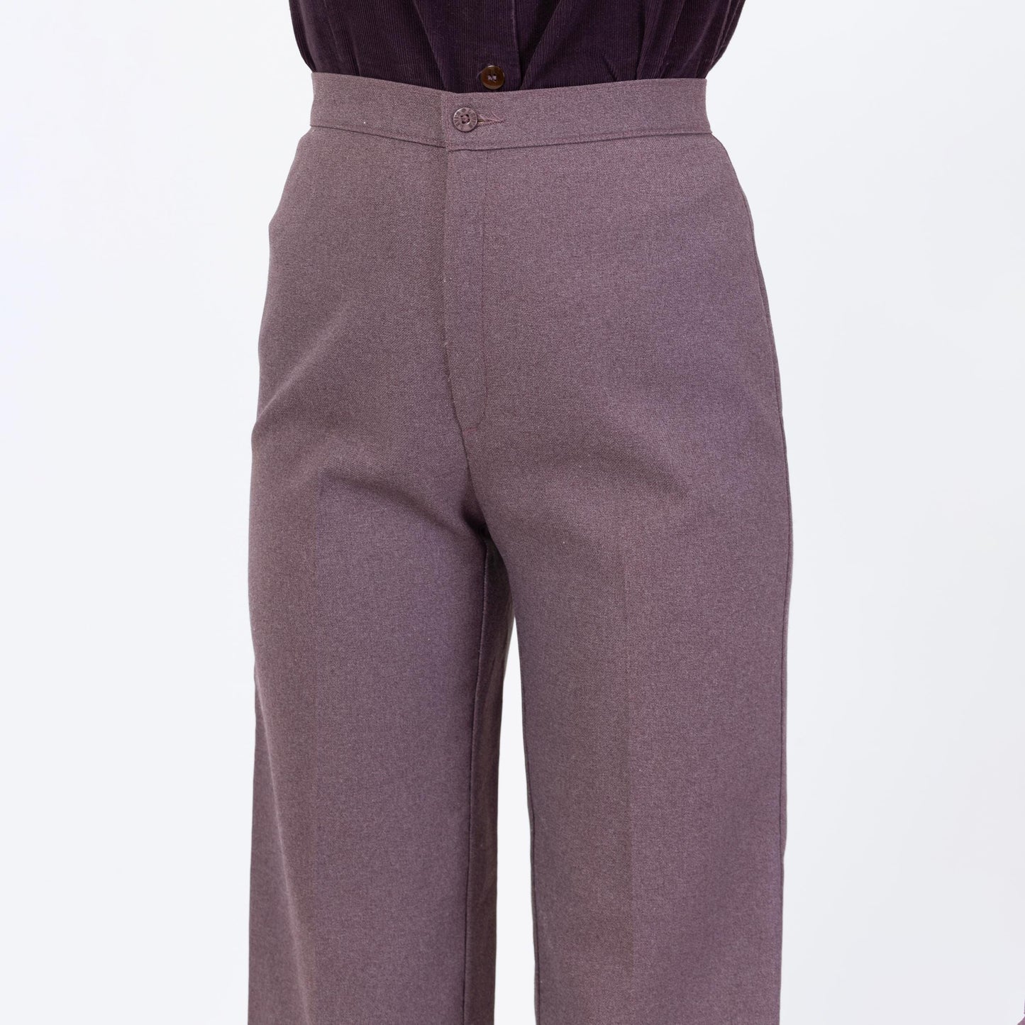 Vintage 70s Levis Lilac Purple High Waisted Trousers - Medium, 28" Waist
