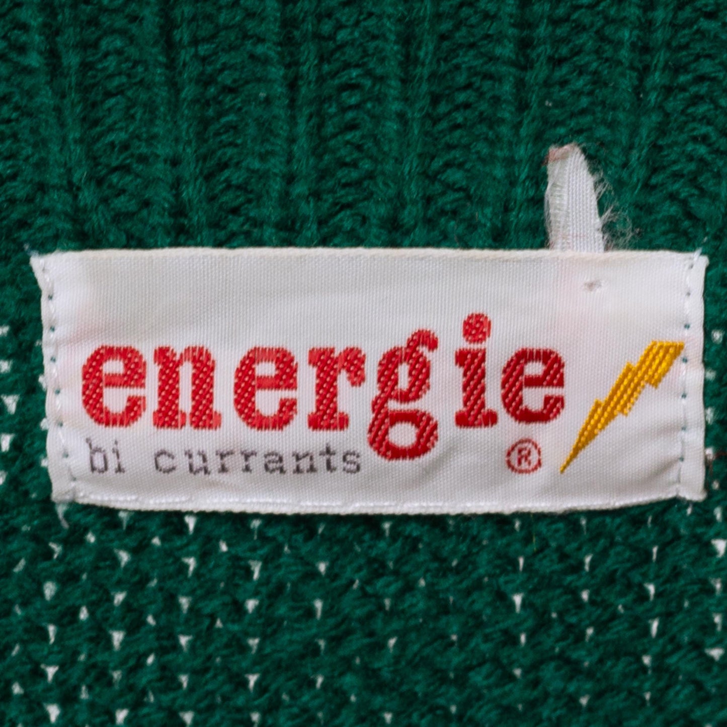 Vintage 80s Soft Green Cropped Sweater - Medium to Large