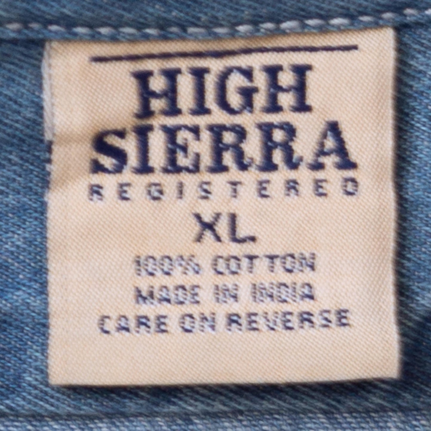 Vintage 90s Chambray Tie Front Crop Top - Large | Blue Jean Button Up Western Cropped Sleeveless Blouse