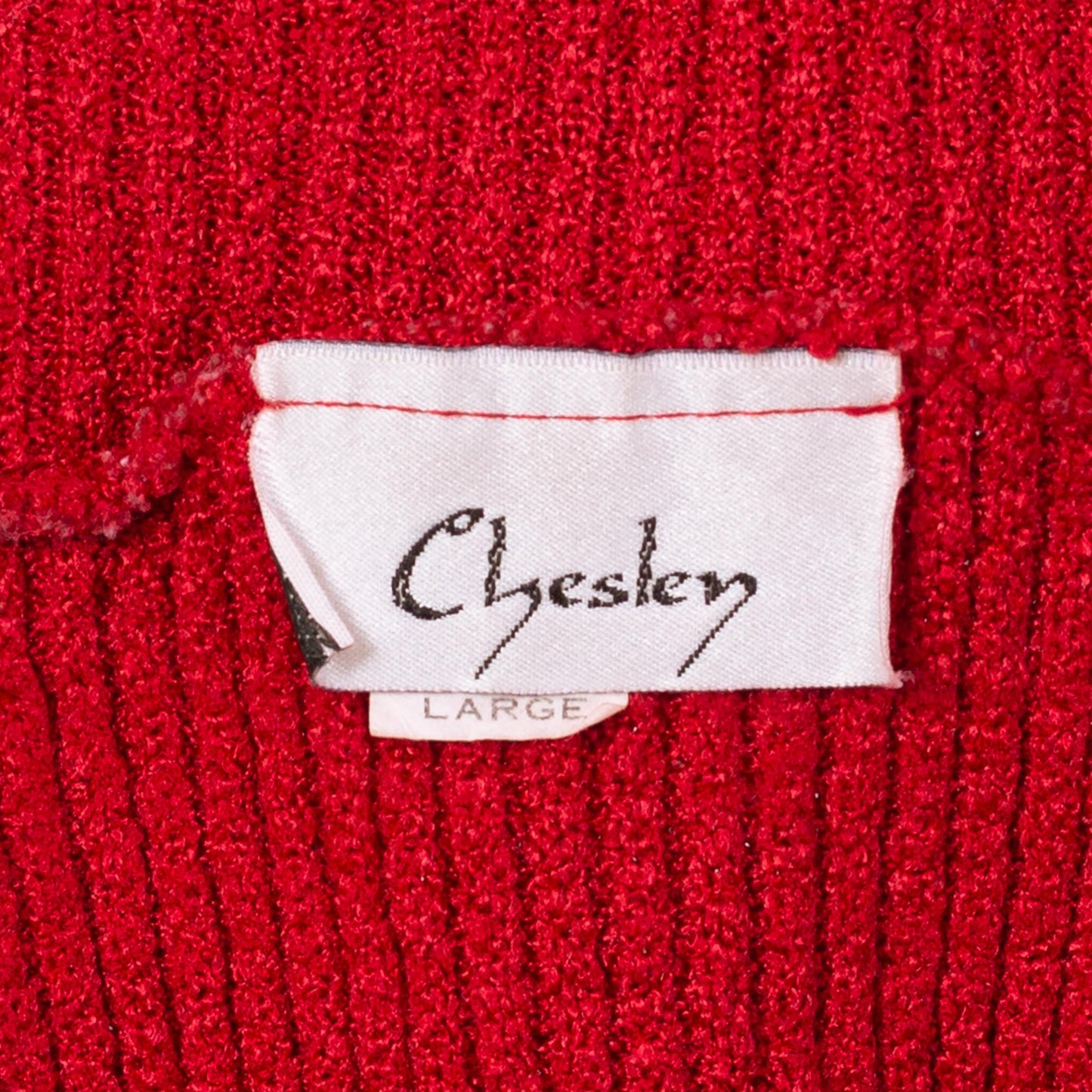 Vintage 90s Red Fitted Sleeveless Turtleneck Top - Small to Medium | Minimalist Ribbed Knit Cropped Tank