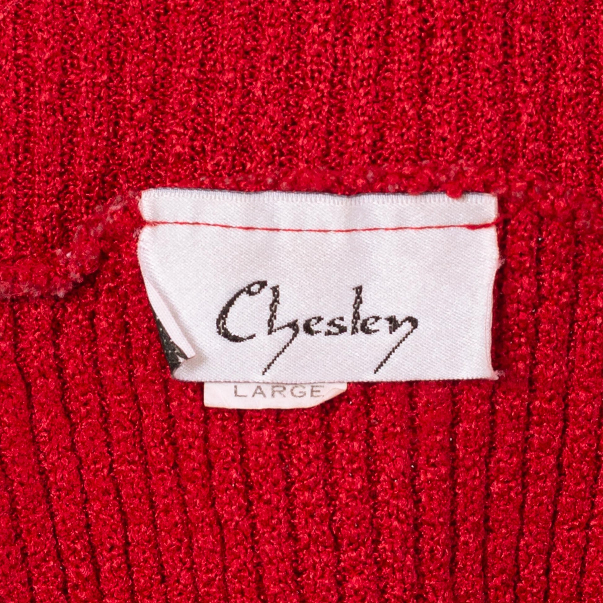 Vintage 90s Red Fitted Sleeveless Turtleneck Top - Small to Medium | Minimalist Ribbed Knit Cropped Tank