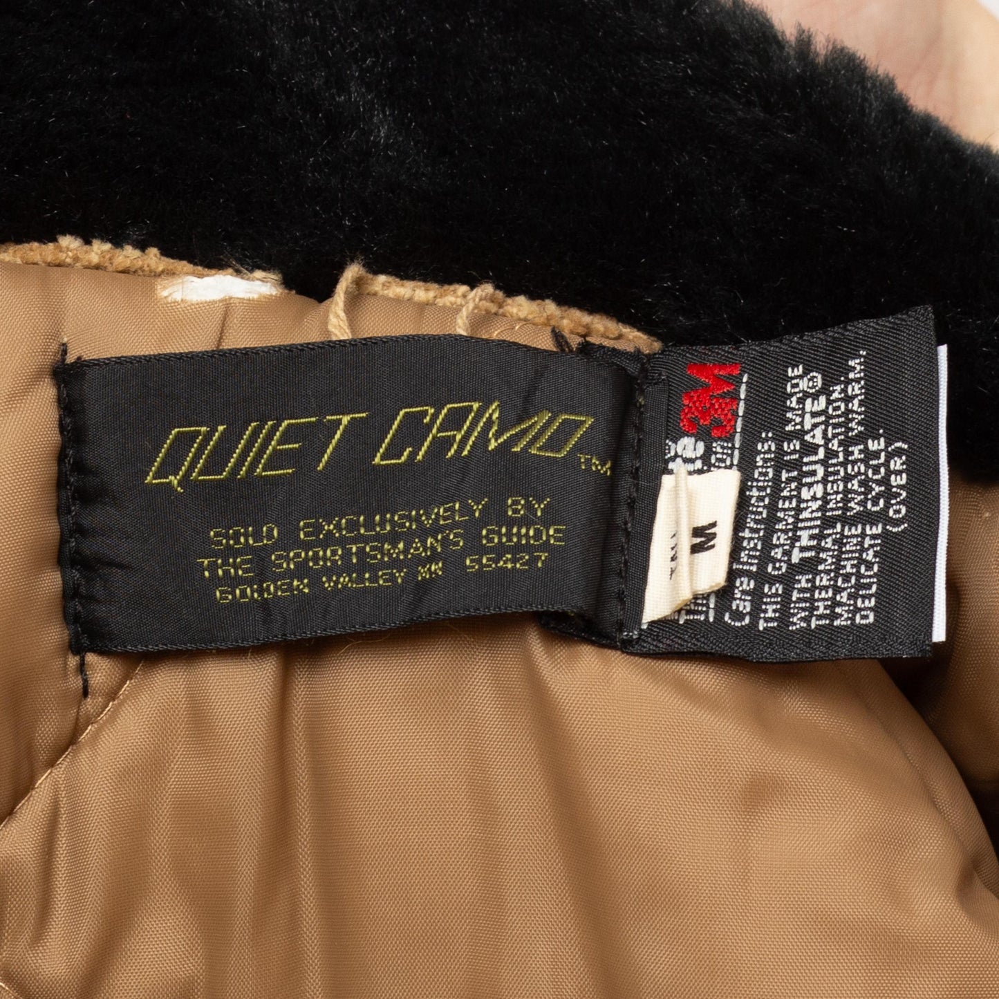 Vintage 80s Camo Duck Hunting Jacket - Medium Tall | Zip Up Utility Field Coat Winter Parka