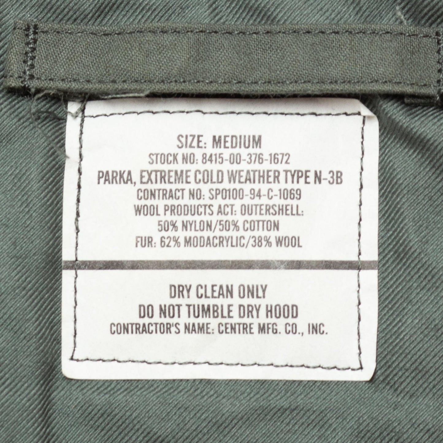 Vintage 90s USAF N-3B Hooded Parka Flight Jacket - Medium | Faux Fur Trim Air Force Cold Weather Army Green Military Coat