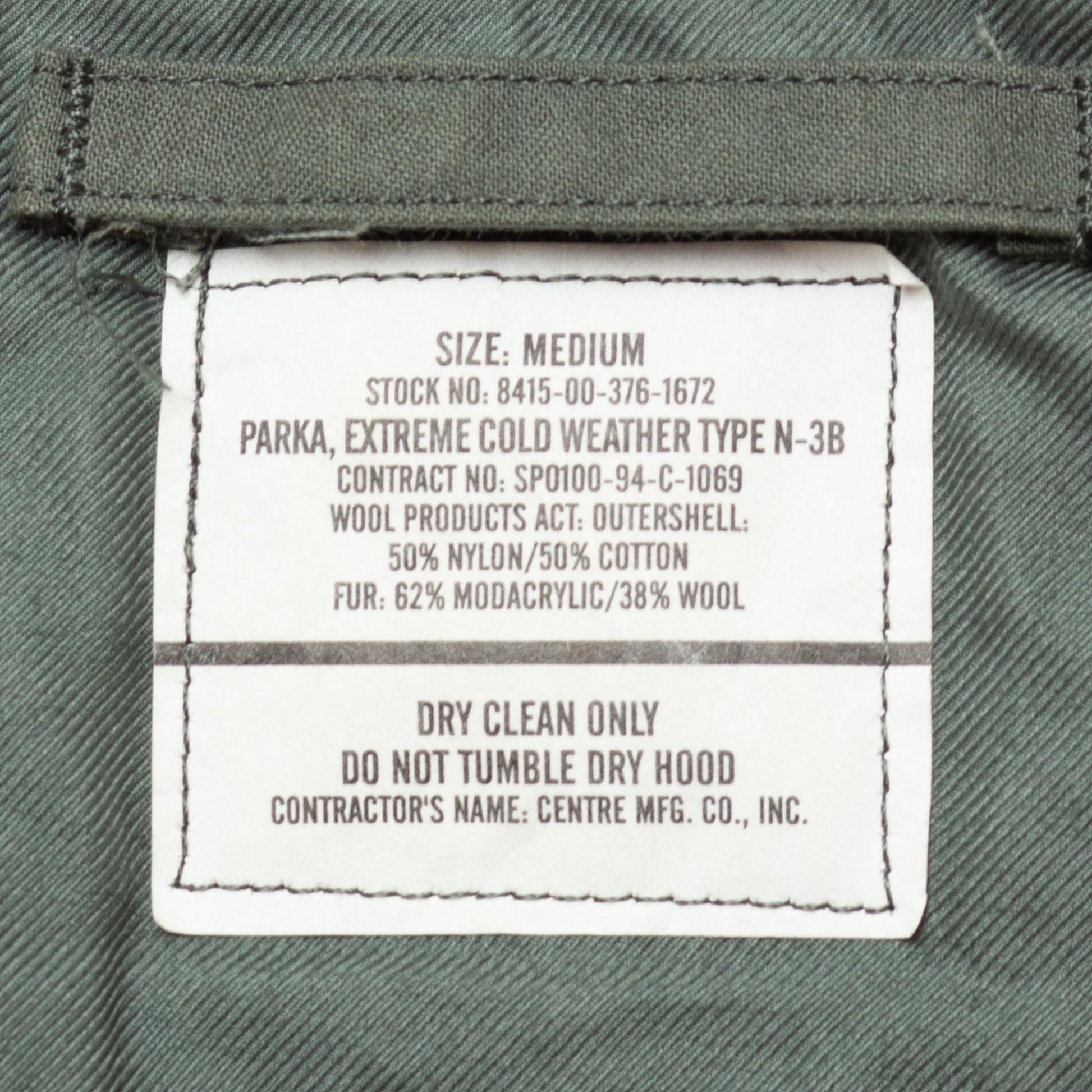 Vintage 90s USAF N-3B Hooded Parka Flight Jacket - Medium | Faux Fur Trim Air Force Cold Weather Army Green Military Coat