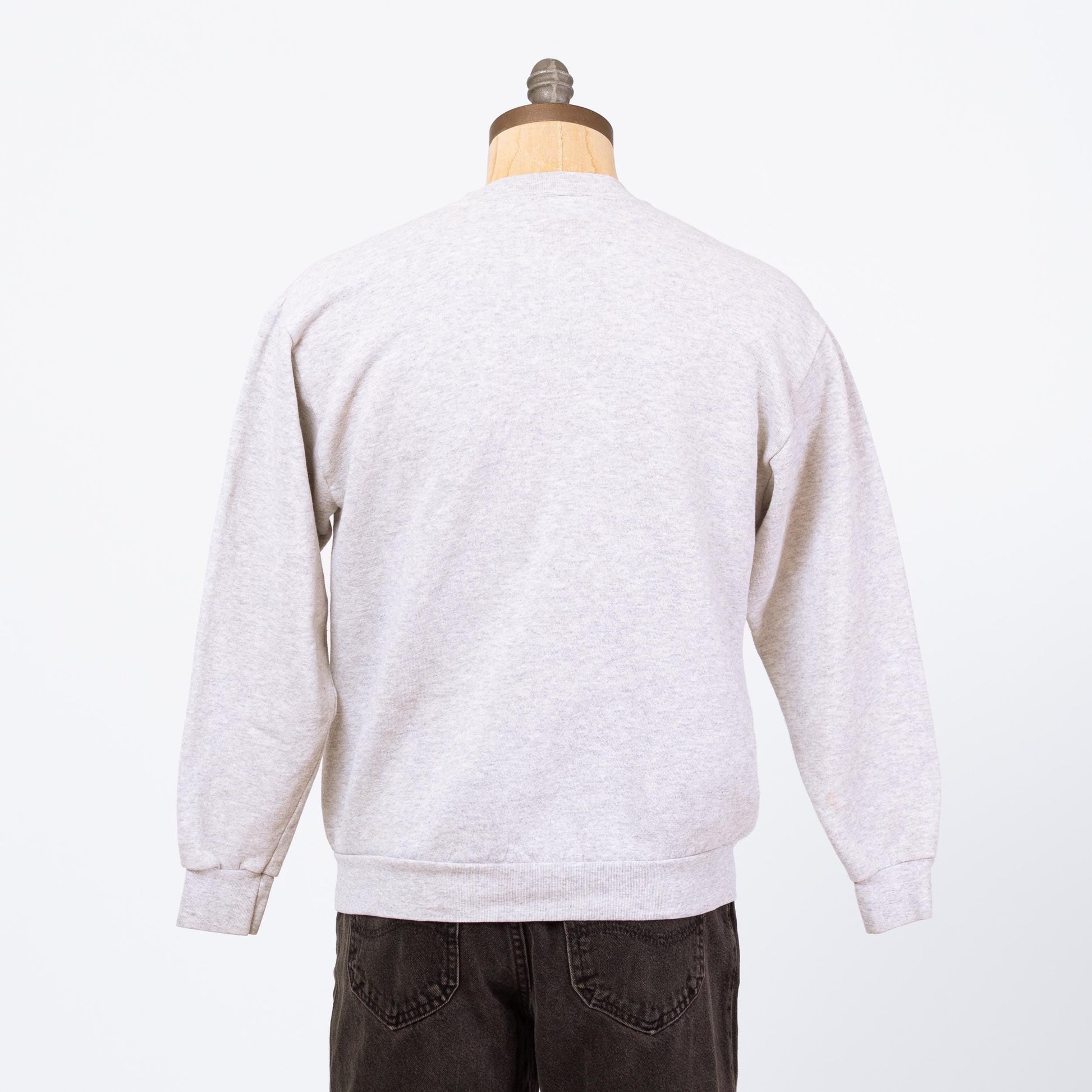 Vintage 90s Air Force Sweatshirt - Small | USAF Heather Grey Military Graphic Crewneck