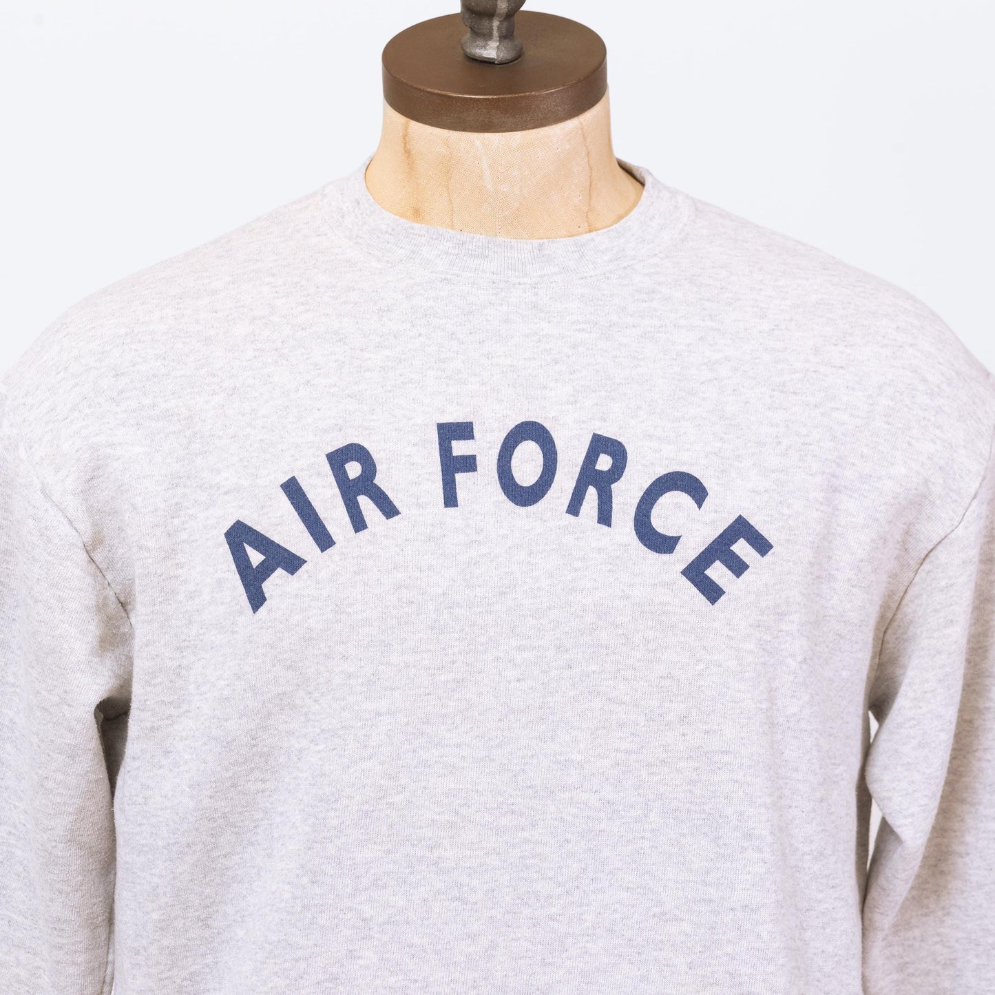 Vintage 90s Air Force Sweatshirt - Small | USAF Heather Grey Military Graphic Crewneck