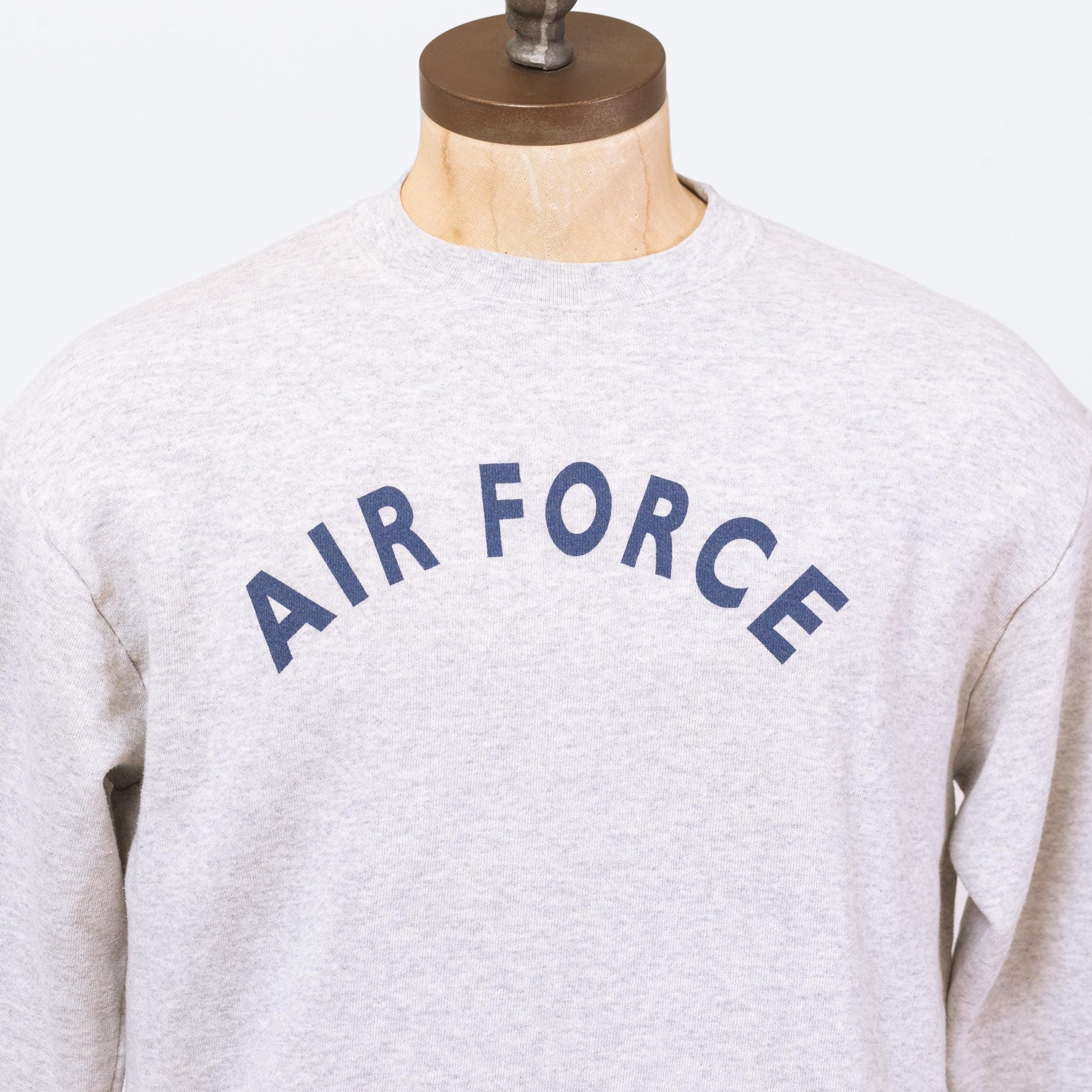 Vintage 90s Air Force Sweatshirt - Small | USAF Heather Grey Military Graphic Crewneck