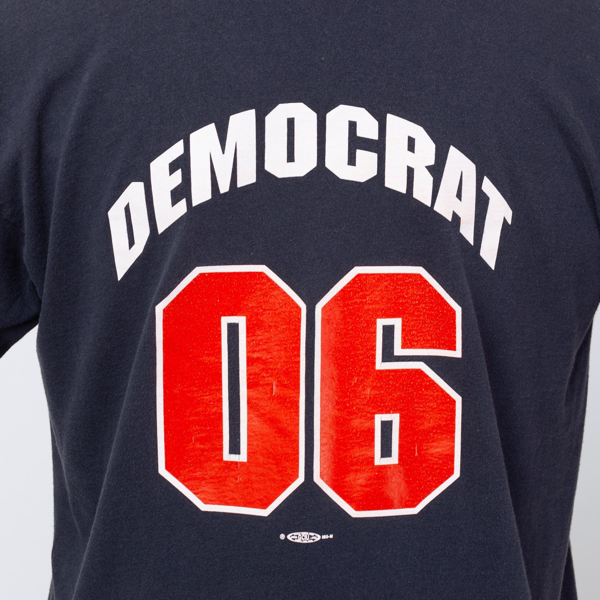 Vintage 90s St. Louis Young Democrats T Shirt - Large | Political Union Made In USA Navy Blue Graphic Tee