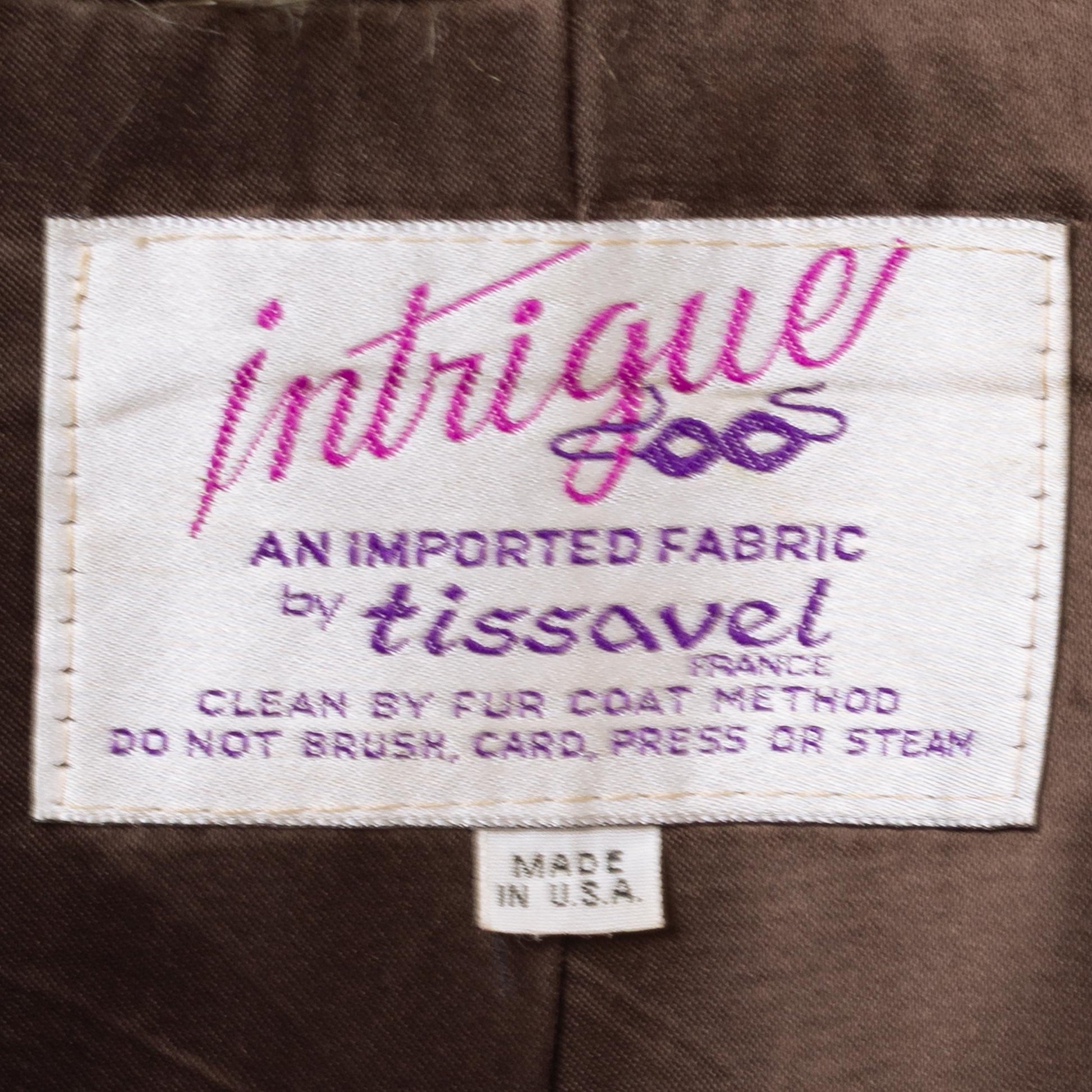 Vintage 80s Brown Faux Fur Batwing Sleeve Coat - Medium | Glam Mid Length Winter Jacket