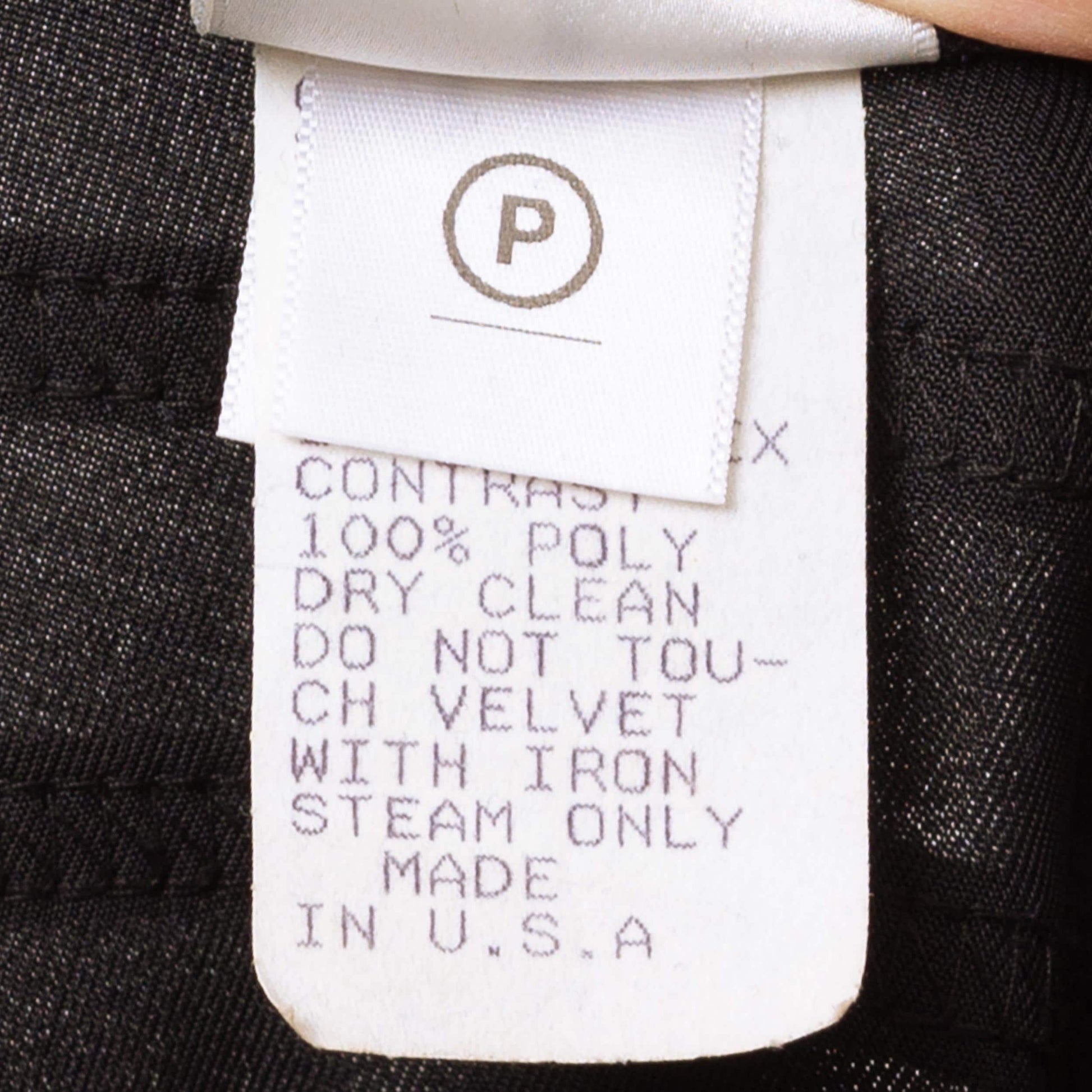 Vintage 90s Tadashi Black Velvet Ribbon Trim Mermaid Dress - Medium | Designer High Low Hem Maxi Evening Gown