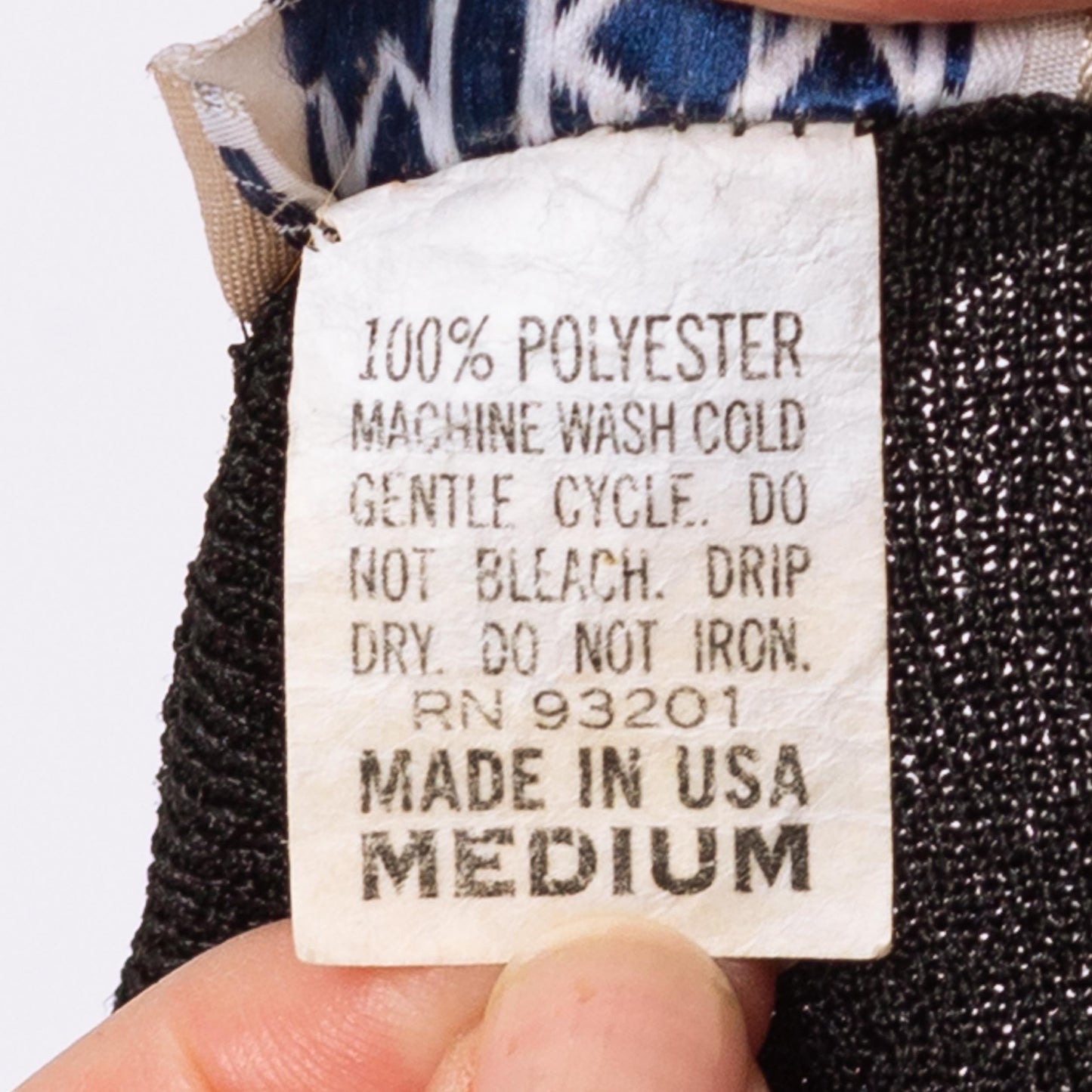 Vintage 90s Minimalist Black Belted Tank Top - Medium | Stretchy V Neck Sleeveless Shirt