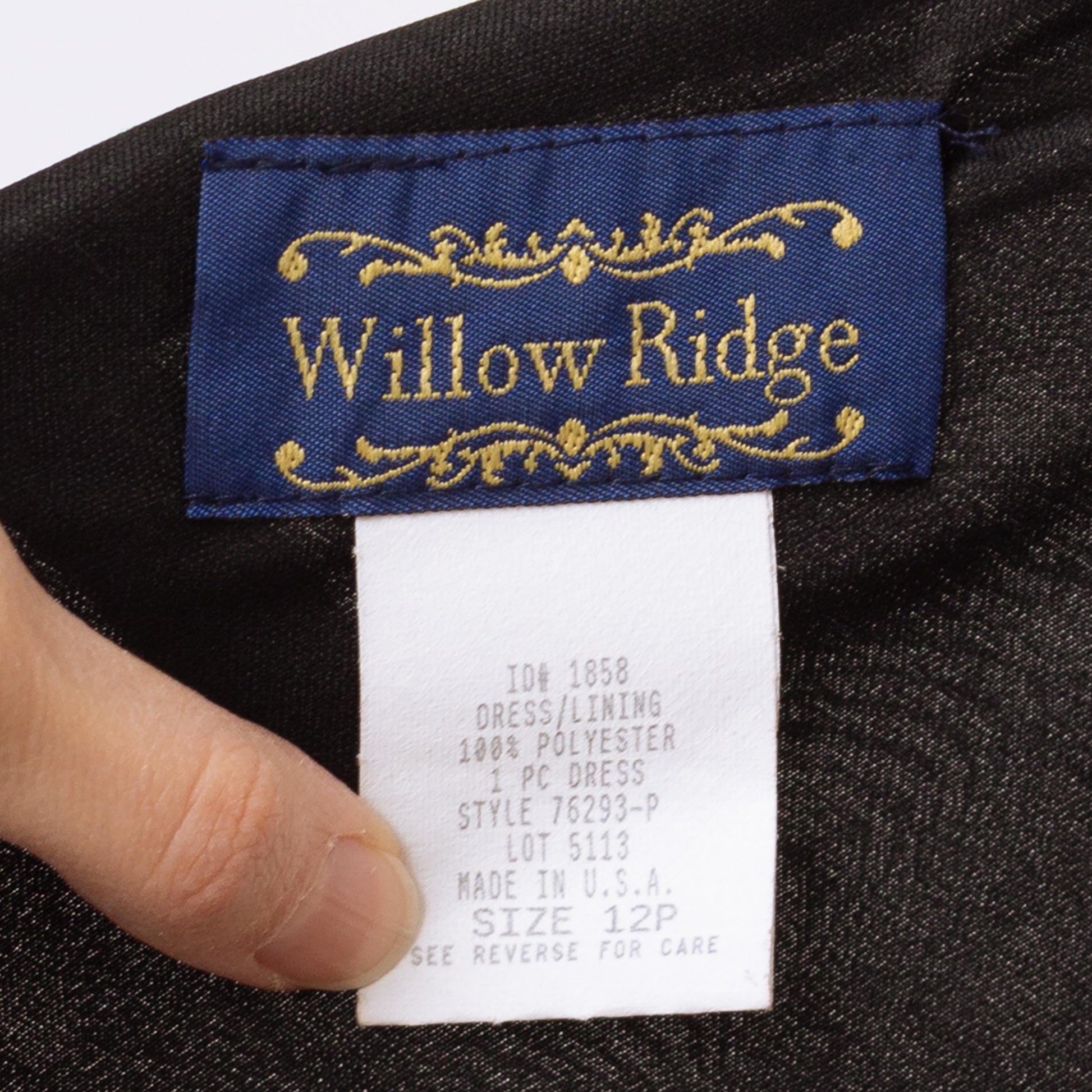 Vintage 90s Black & White Polka Dot Midi Dress - Large | Flutter Sleeve Fit Flare Sheer Overlay Party Dress