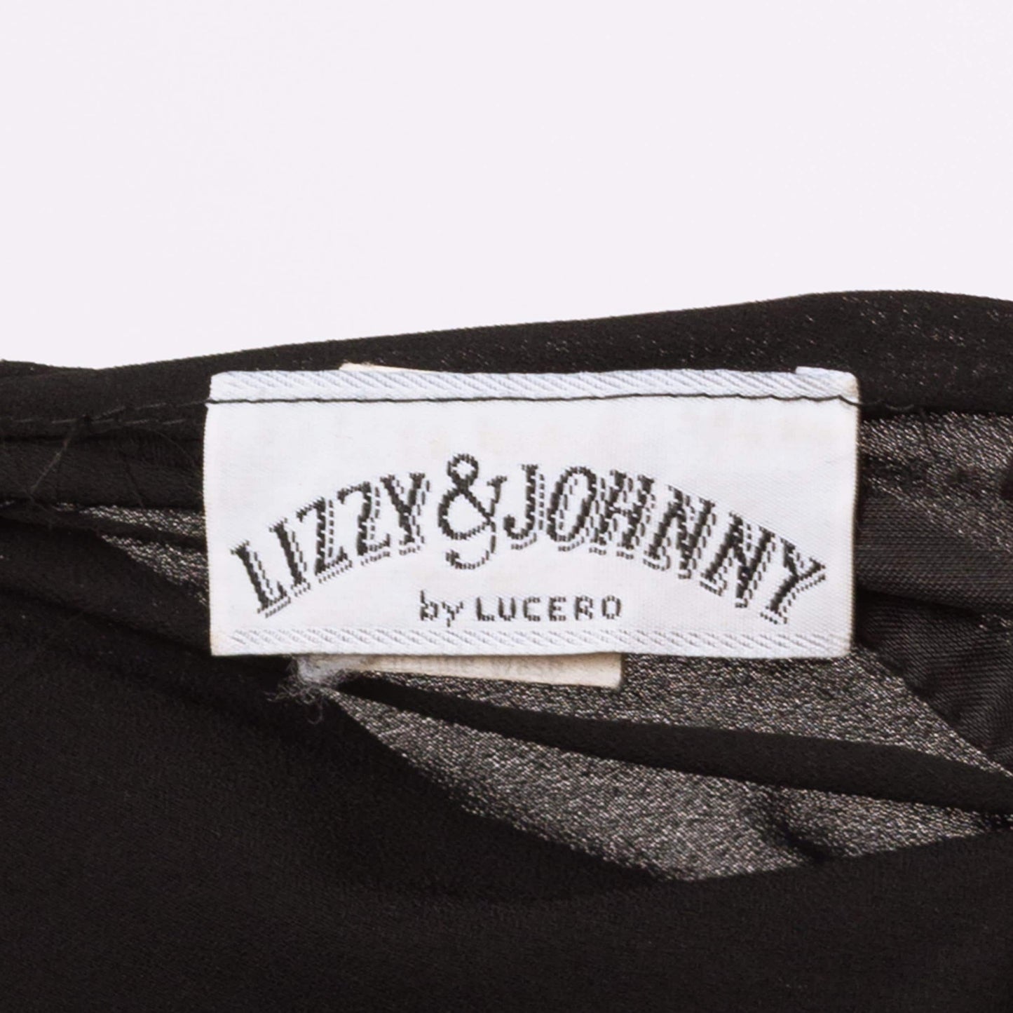 Vintage 80s Sheer Black Puff Sleeve Party Dress - Medium | Retro Gothic Tiered Sleeve Formal Midi Dress