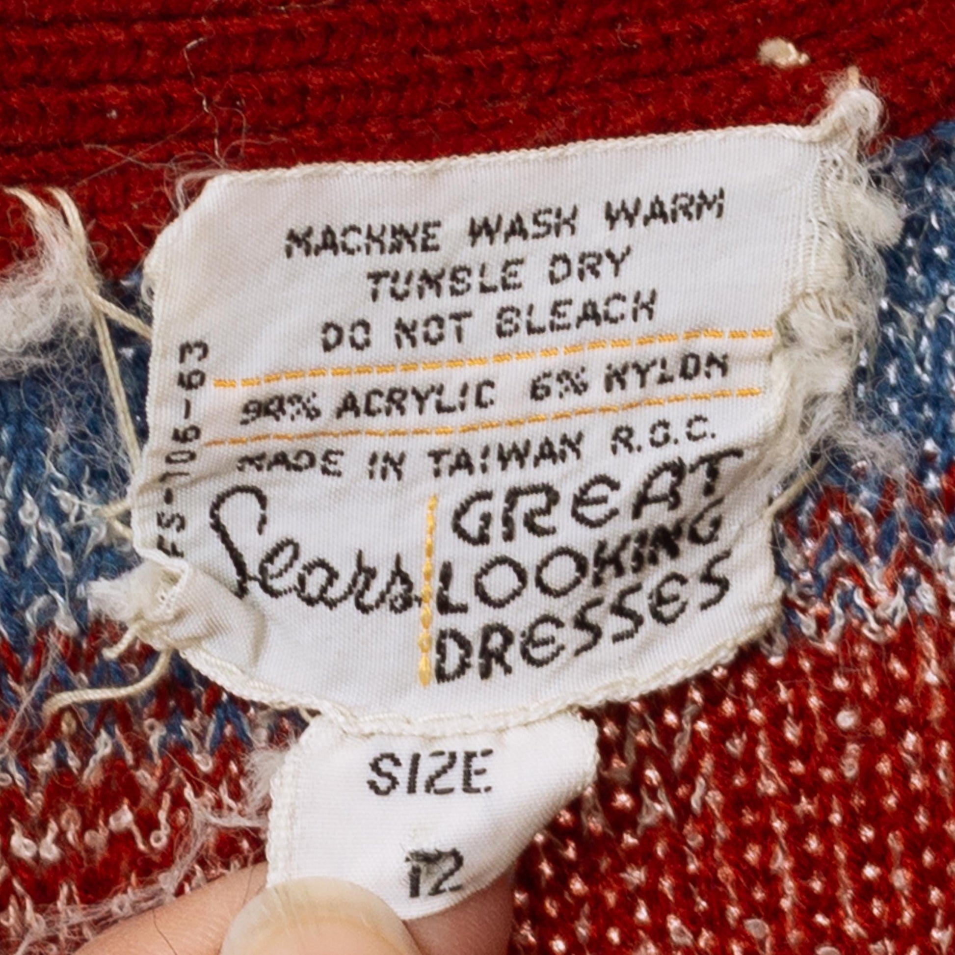 Vintage 70s Striped Space Dye Knit Belted Cardigan - Small | Boho Open Fit Striped 3/4 Bell Sleeve Hippie Wrap Sweater