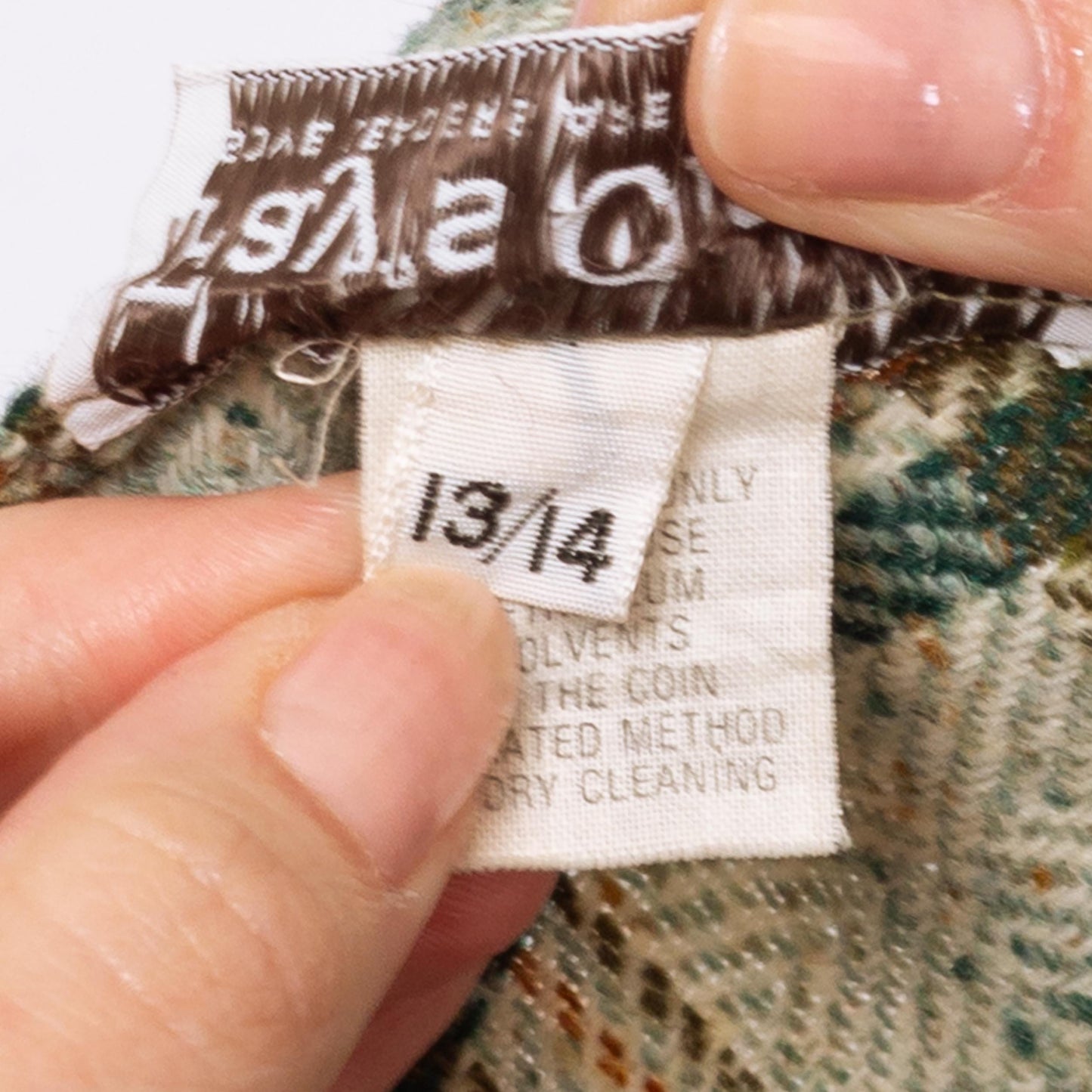 Vintage 70s Sage Green Plaid Tweed Mini Skirt - Medium, 28" Waist | High Waisted A Line Woven Pocket Skirt