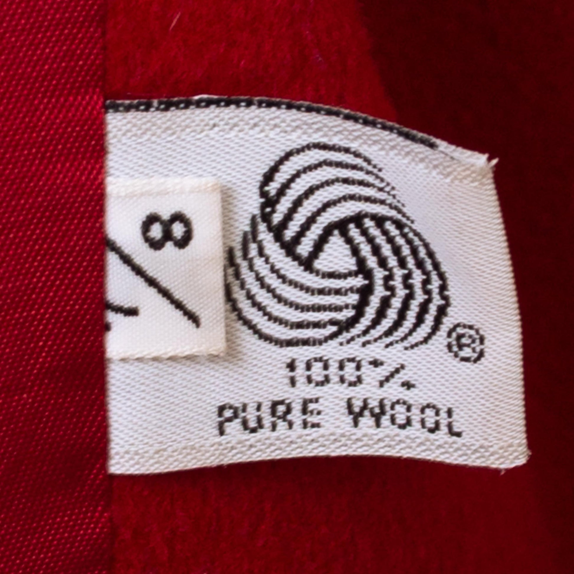 Vintage 80s Red Wool Double Breasted Overcoat - Medium | Forecaster Of Boston Button Up Long Winter Coat